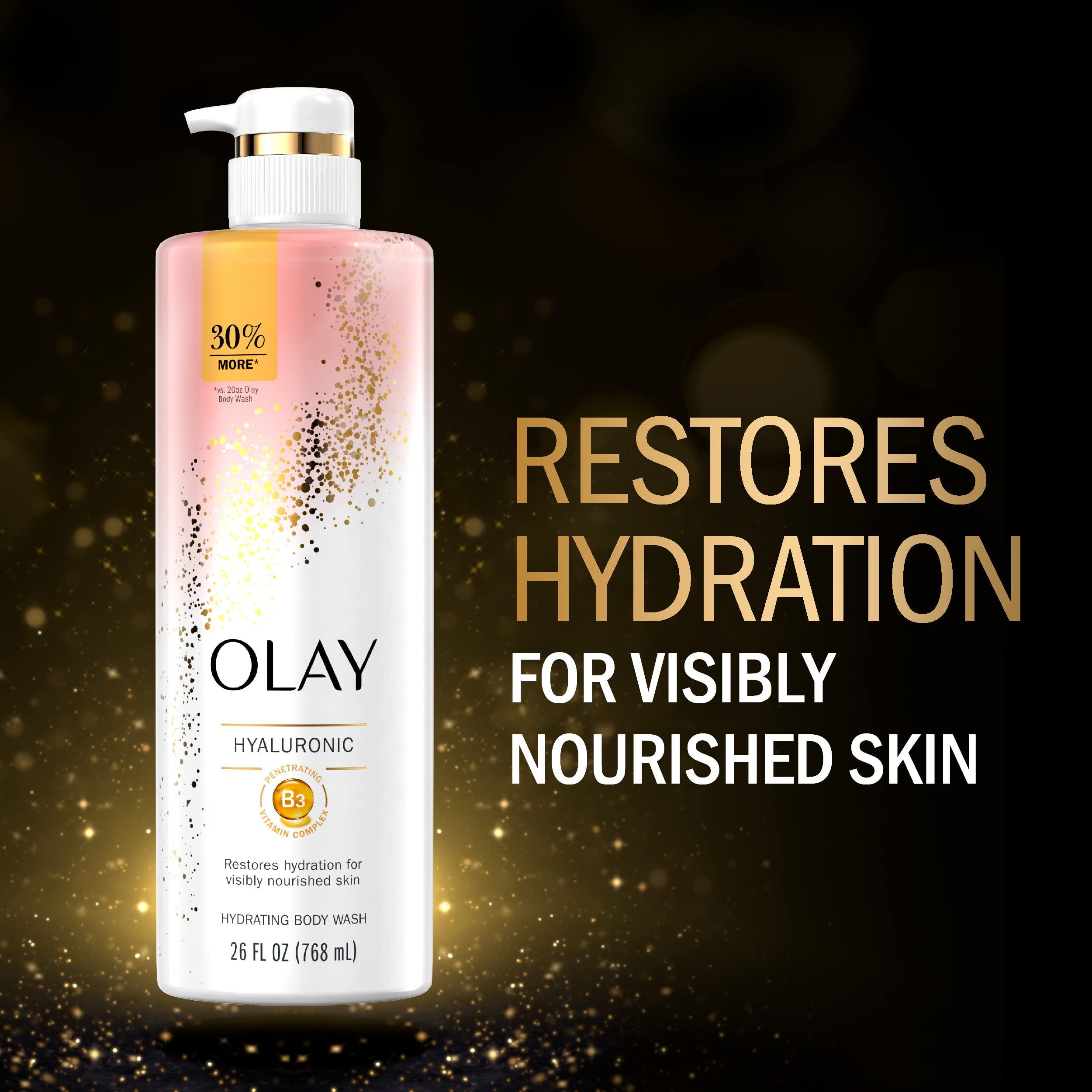 Foto 4 pulgar | Gel De Baño Olay Limpiador Y Nutritivo Con Vitamina B3 768 Ml - Venta Internacional.