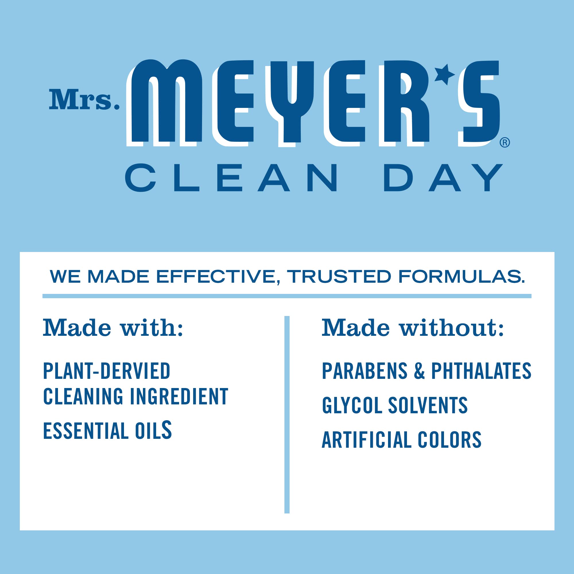 Foto 5 pulgar | Spray Limpiador Multiusos Mrs. Meyer's Clean Day Rain 480 Ml X 3 - Venta Internacional.