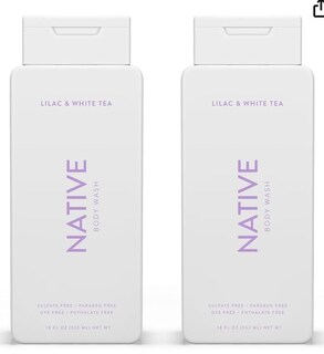 Foto 1 | Gel de Baño Native de Lila y Té Blanco 532 Ml Paquete de 2 - Venta Internacional