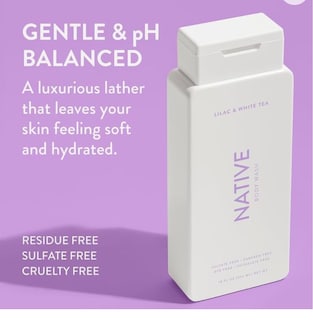 Foto 5 | Gel de Baño Native de Lila y Té Blanco 532 Ml Paquete de 2 - Venta Internacional