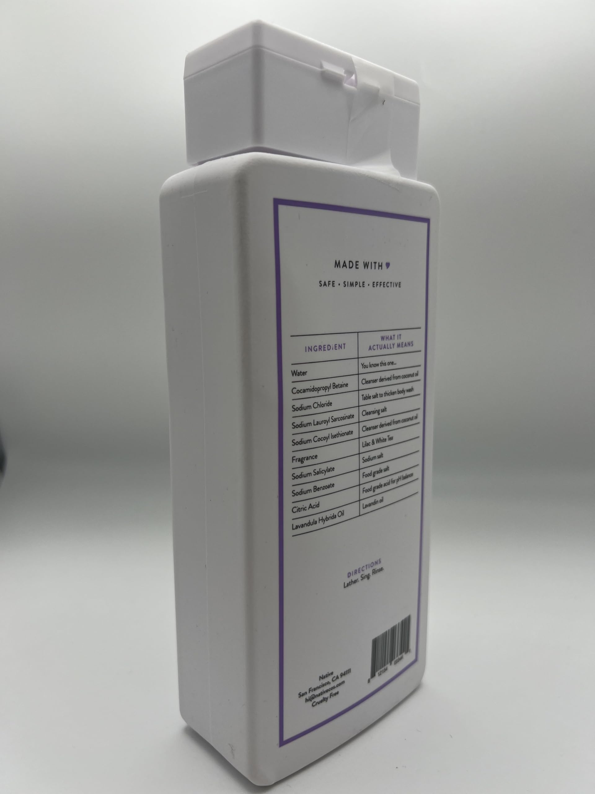 Foto 8 pulgar | Gel de Baño Native de Lila y Té Blanco 532 Ml Paquete de 2 - Venta Internacional