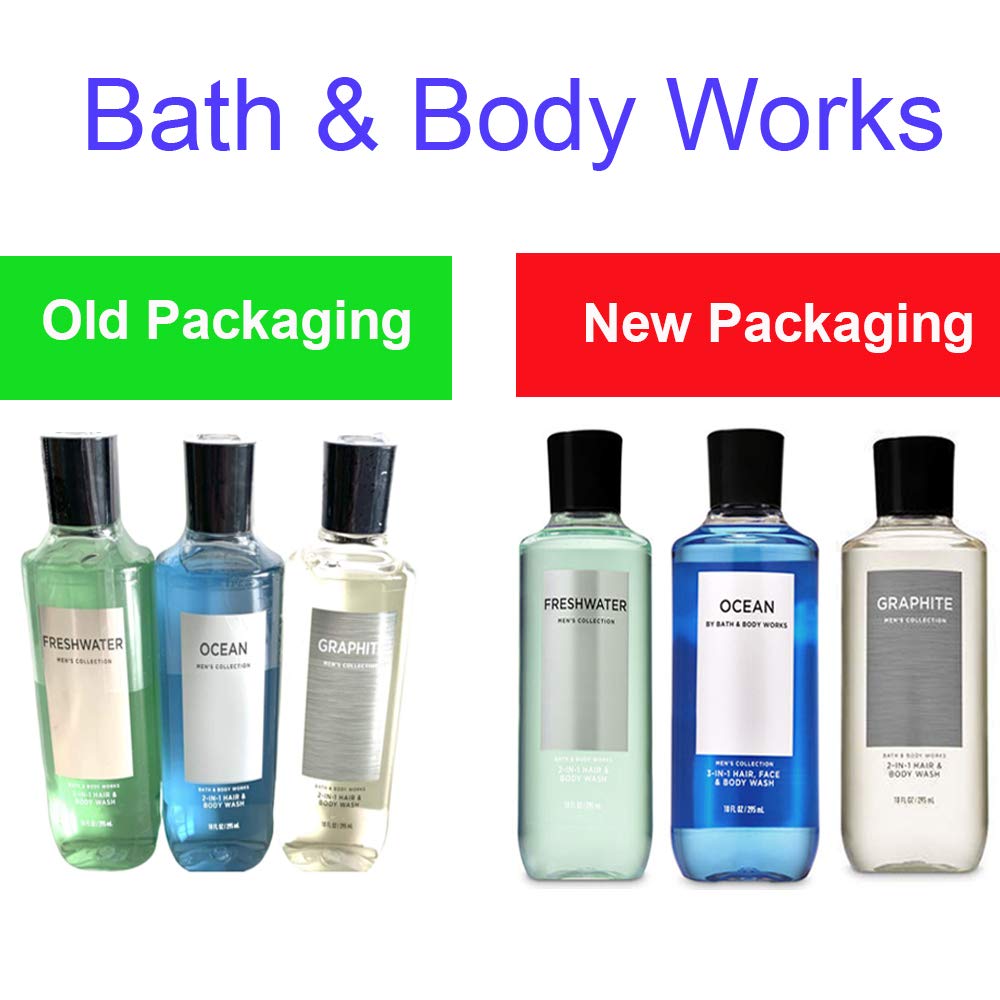 Foto 3 pulgar | Body Wash Bath And Body Works, Paquete De 3 Unidades, 300 Ml, Agua Dulce, Grafito Y Océano - Venta Internacional.