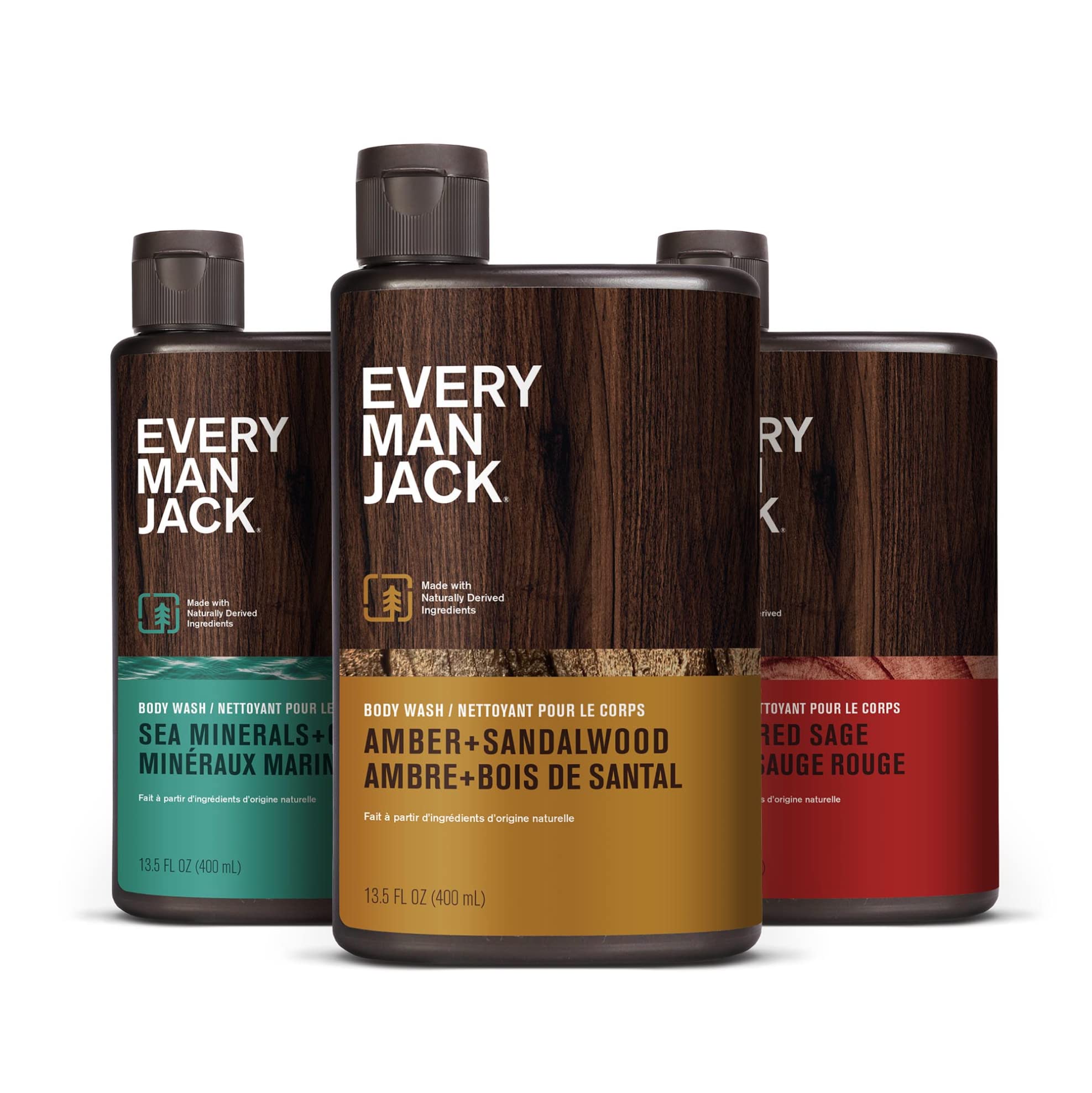 Foto 1 | Gel De Baño Every Man Jack Variety Pack Para Hombre, Paquete De 3 - Venta Internacional.