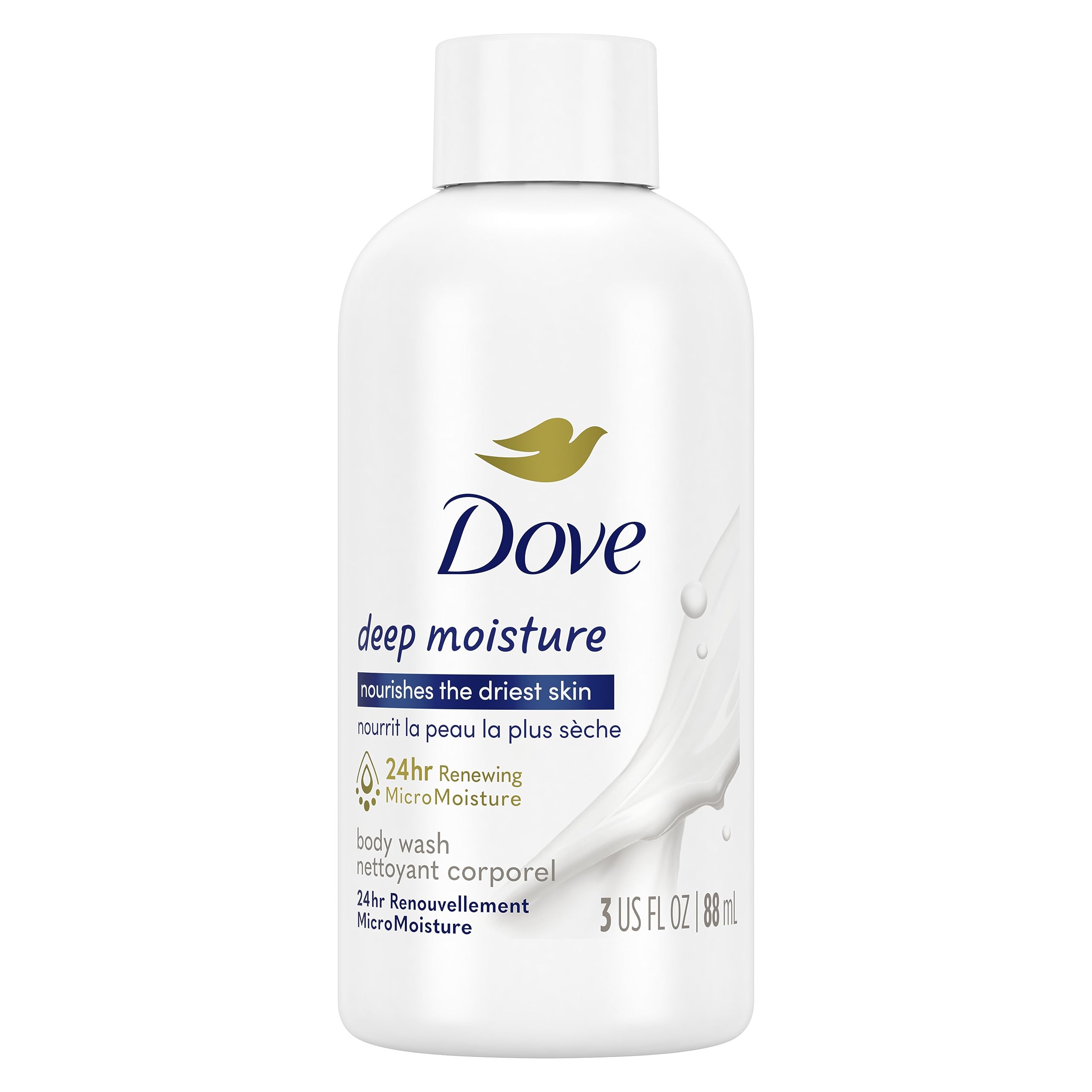Foto 2 pulgar | Gel De Baño Dove Deep Moisture Para Piel Seca, 90 Ml - Venta Internacional.