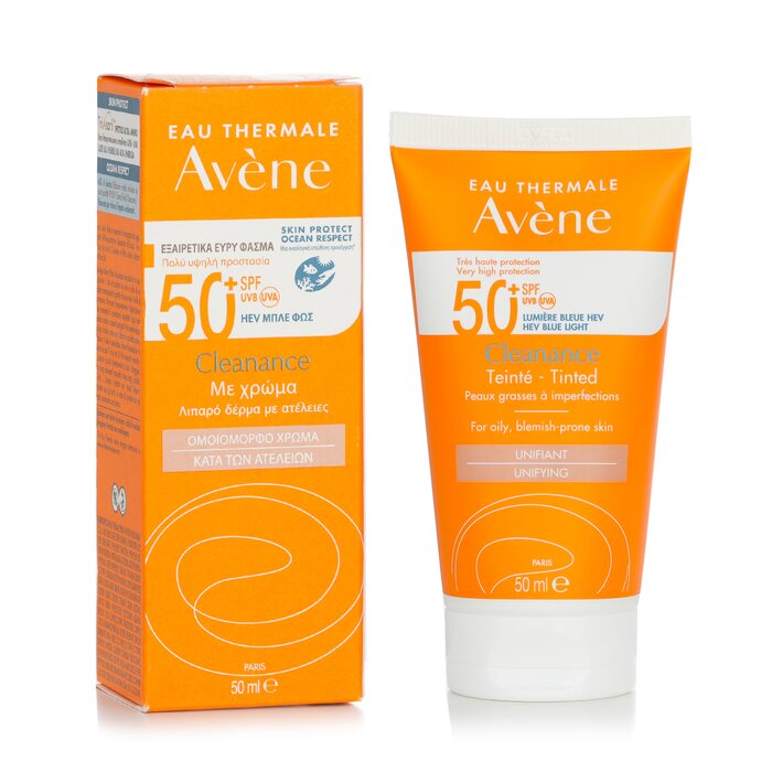 Foto 4 pulgar | Protector Solar Avene E Eau Thermale Cleanance Colour Spf 50+ - Venta Internacional