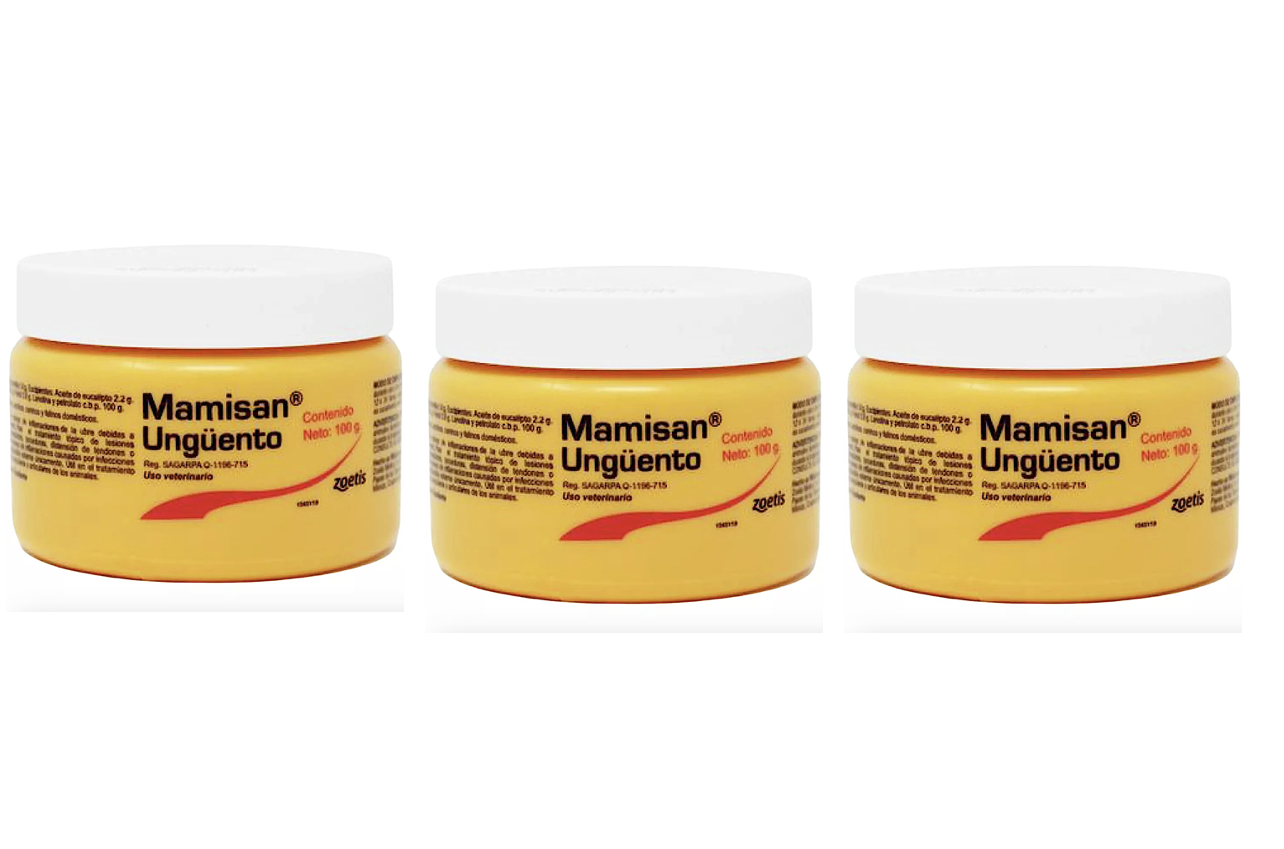 Mamisan  pomada Antiinflamatorio Dolor Muscular Reumatismo Articular 100 G (3 Piezas)