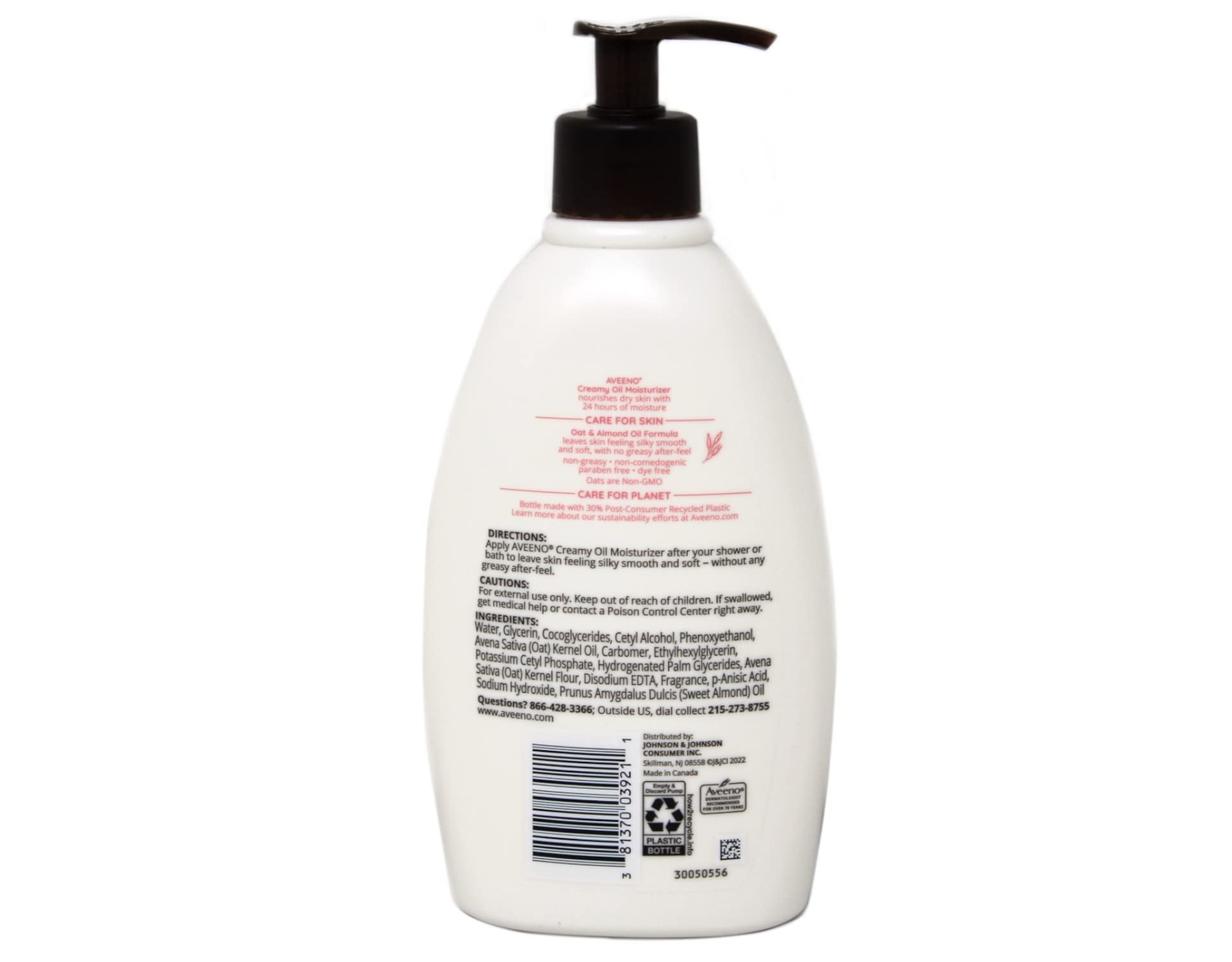 Foto 4 pulgar | Aceite Hidratante Aveeno Creamy Oil R 355 Ml - Venta Internacional.