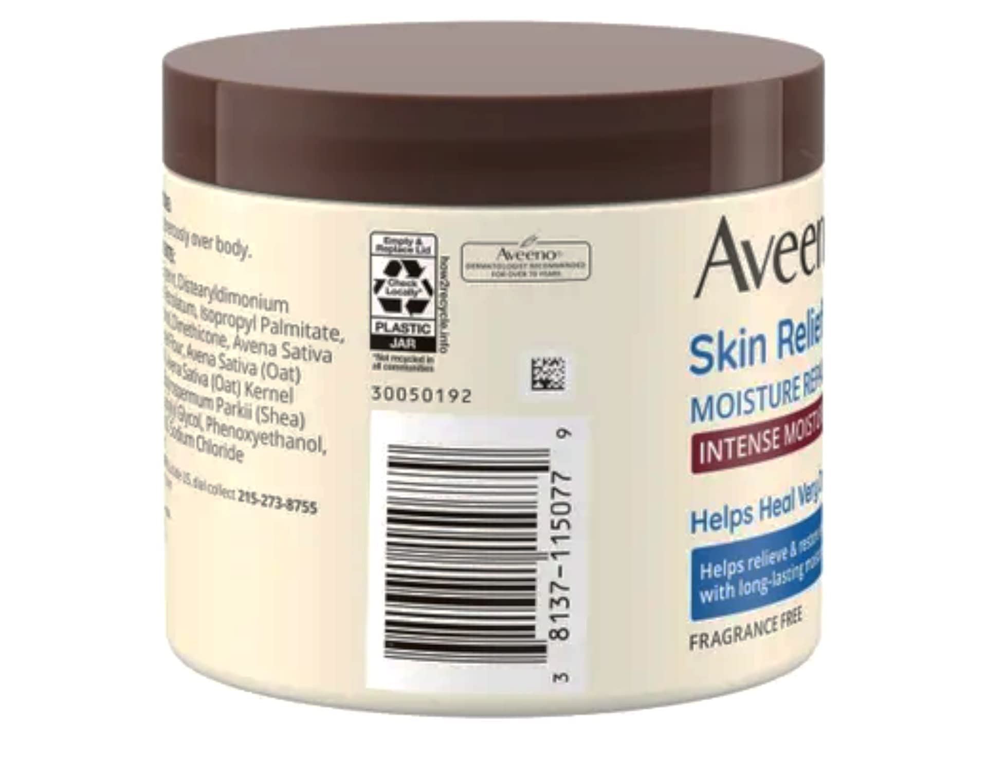 Foto 5 pulgar | Crema Reparadora Hidratante Aveeno Skin Relief Intense 330 Ml X3 - Venta Internacional.