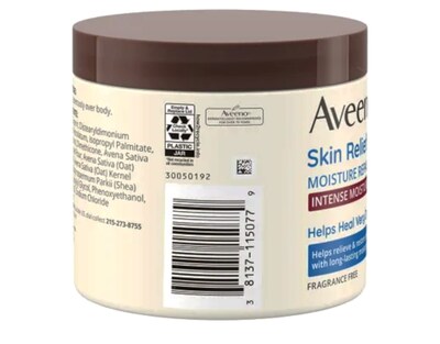 Foto 4 | Crema Reparadora Hidratante Aveeno Skin Relief Intense 330 Ml X3 - Venta Internacional.