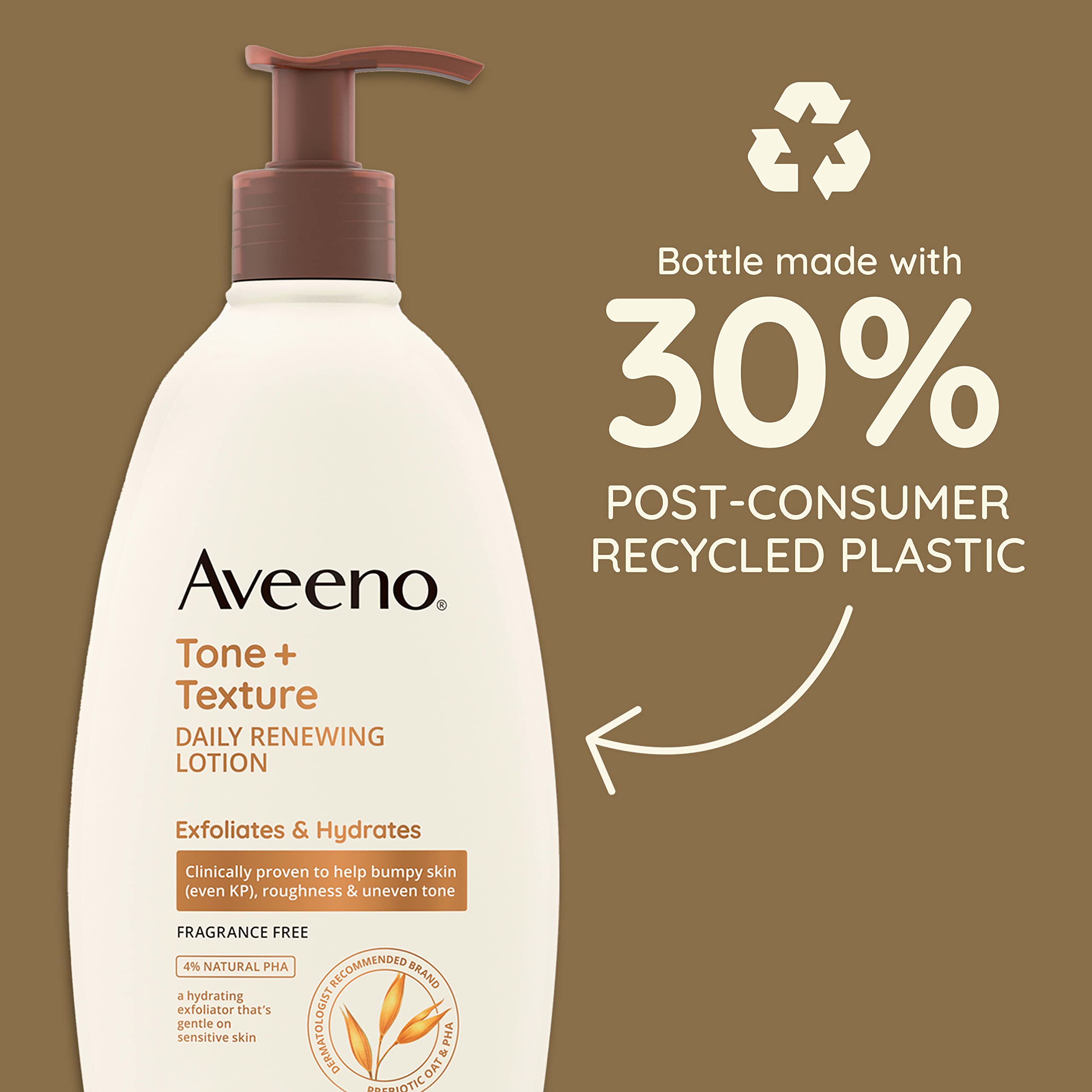 Foto 5 pulgar | Loción Aveeno Tone + Texture, Renovación Diaria, 530 Ml, Sin Fragancia - Venta Internacional.