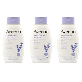 Foto 1 | Gel De Baño Aveeno Stress Relief Con Avena Y Aceites Esenciales, 360 Ml - Venta Internacional.