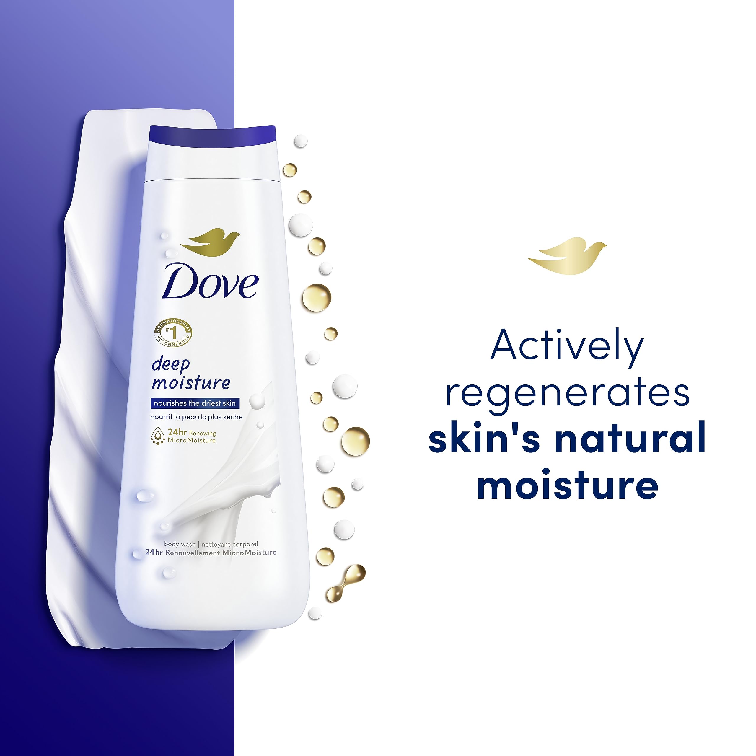 Foto 3 pulgar | Gel De Baño Dove Deep Moisture 4 Piezas-Venta Internacional