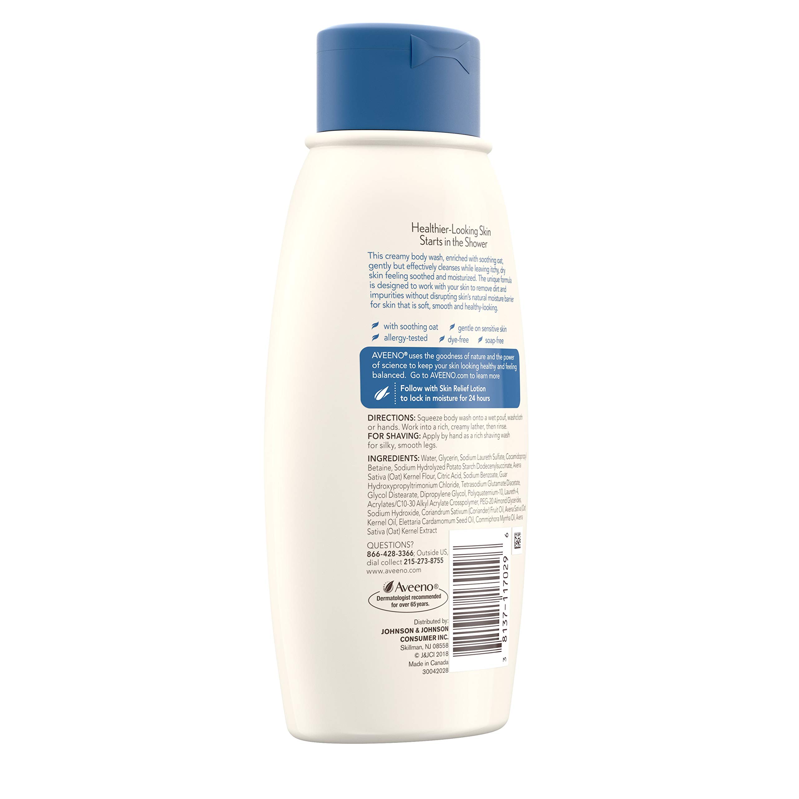 Foto 8 pulgar | Gel De Baño Aveeno Skin Relief Sin Fragancia, 360 Ml (paquete De 2) - Venta Internacional.