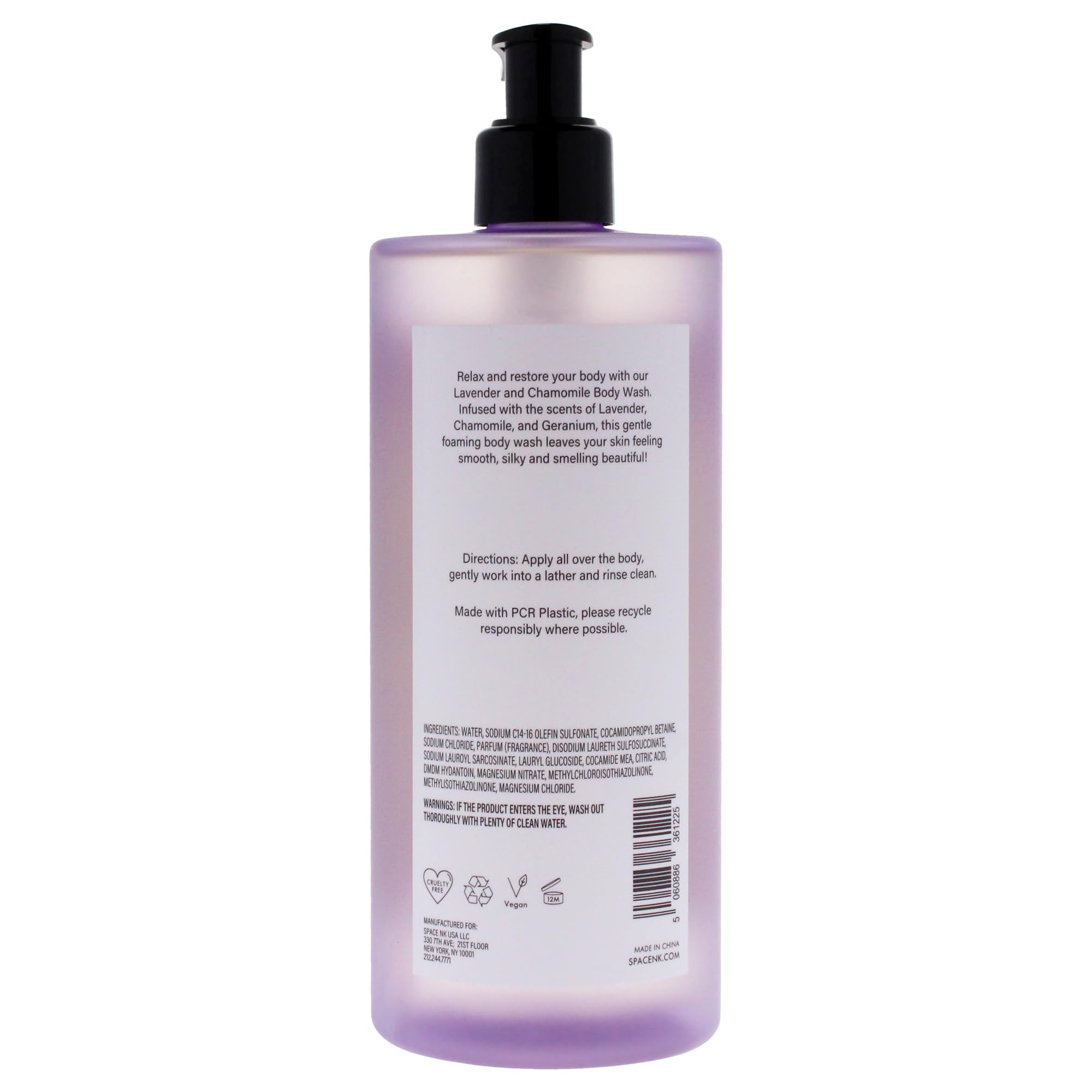 Foto 4 pulgar | Gel De Baño Spacenk Beauty Space Lavanda Y Manzanilla 500 Ml - Venta Internacional.
