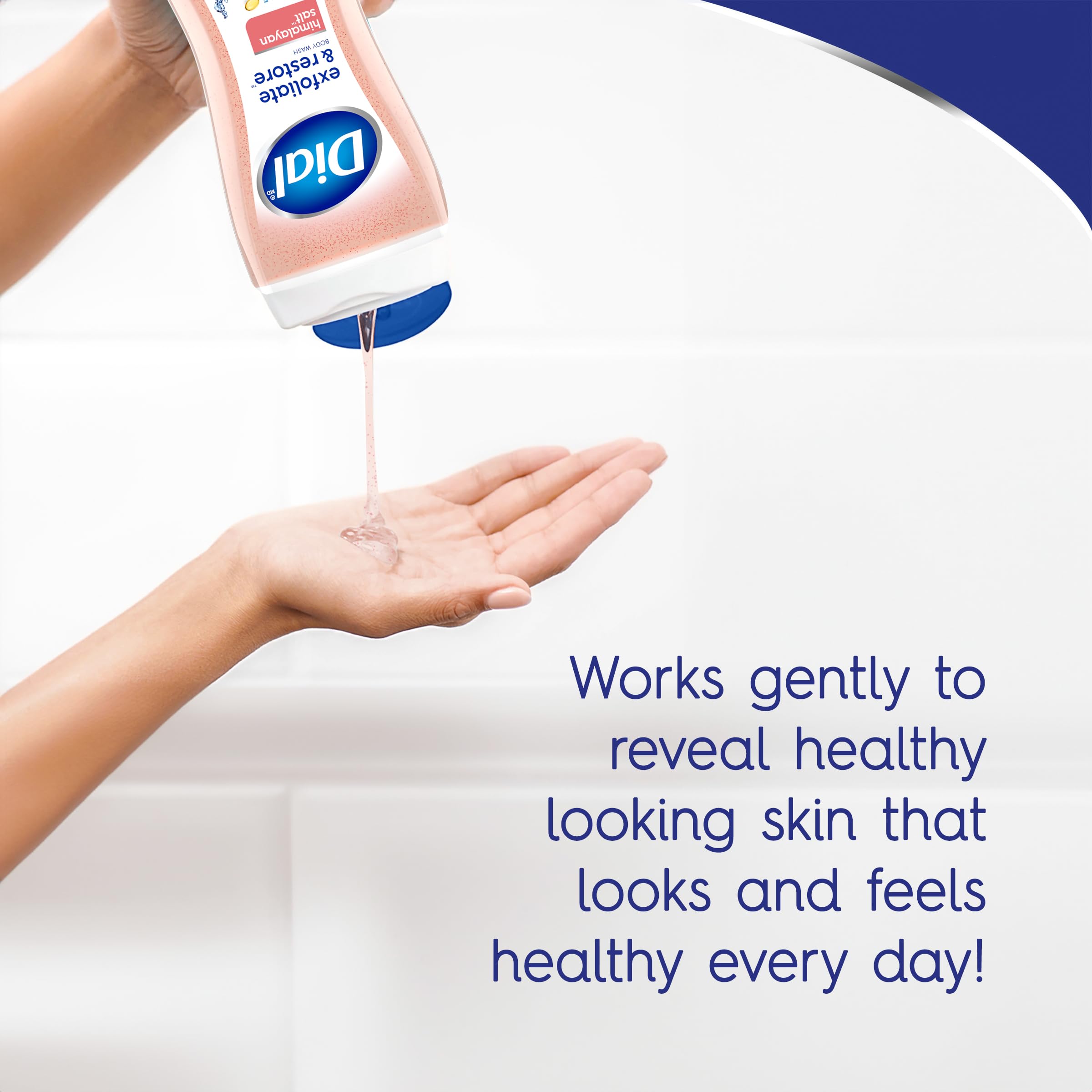 Foto 5 pulgar | Body Wash Dial Exfoliate & Restore con Sal del Himalaya 478 Ml 4 Unidades - Venta Internacional