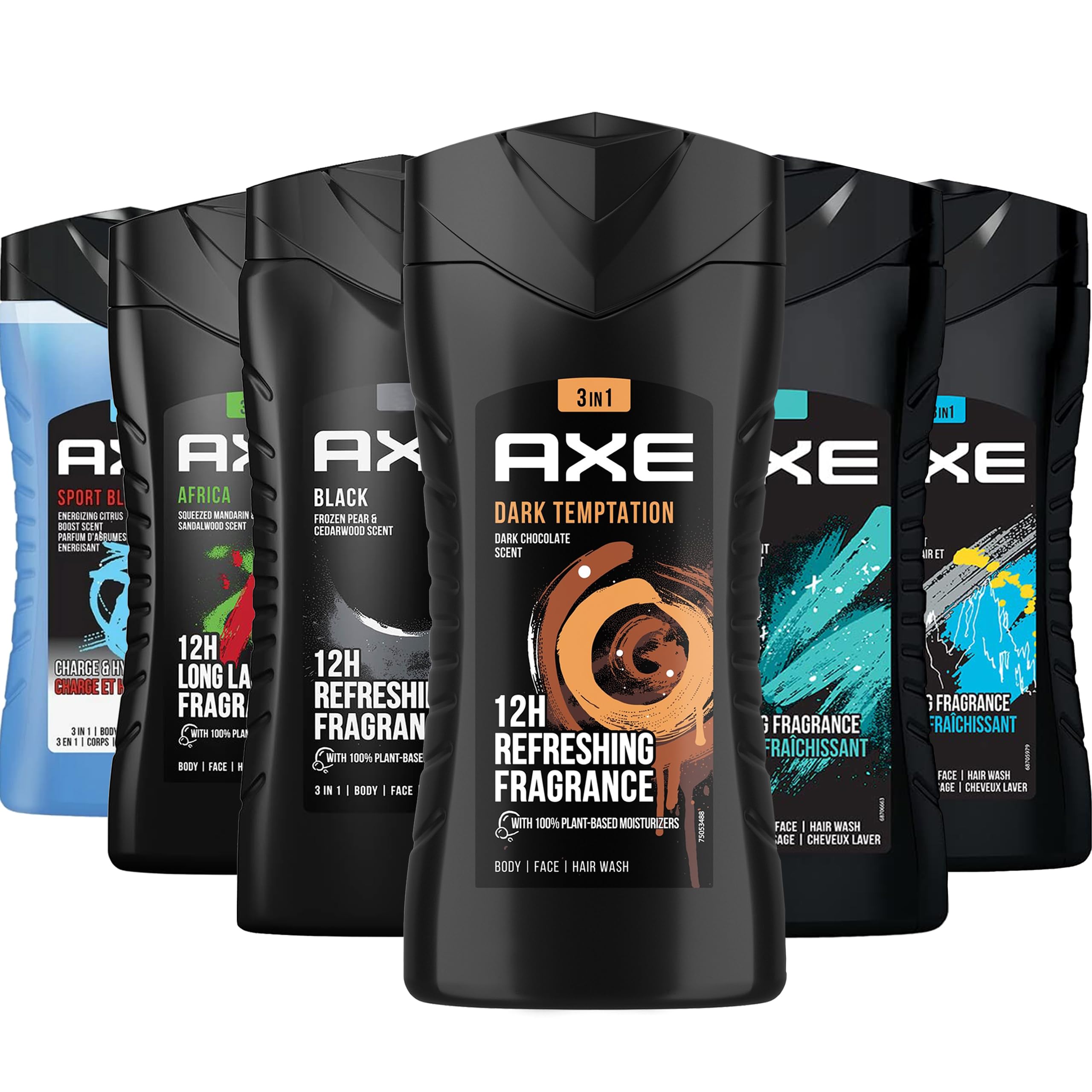 Foto 2 pulgar | Set de Gel de Baño Axe Men 3 en 1 para Cuerpo Rostro y Cabello 250 ml 6 Piezas - Venta Internacional
