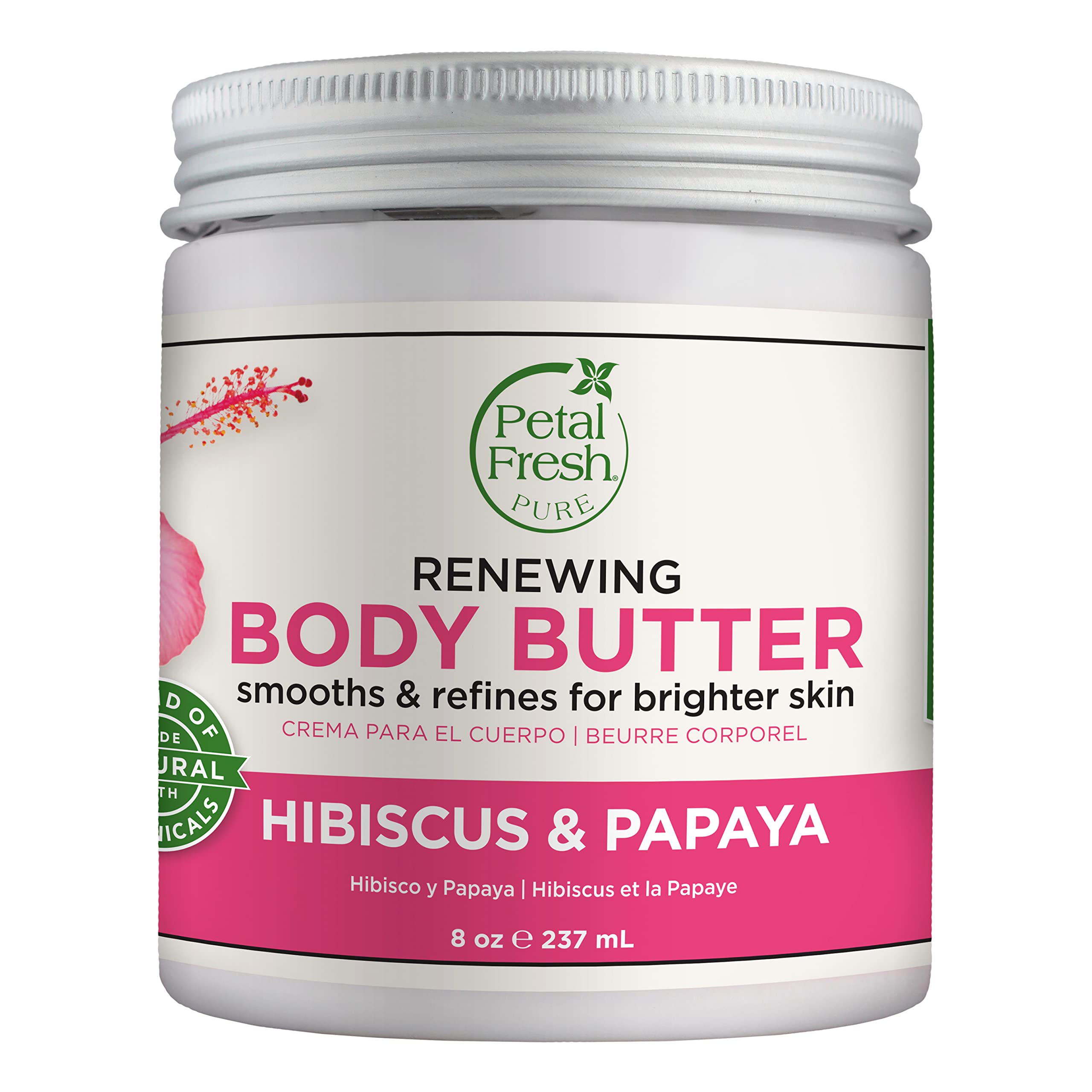 Foto 2 pulgar | Crema Corporal Petal Fresh Pure Renewing Hibisco Y Papaya 237 Ml - Venta Internacional
