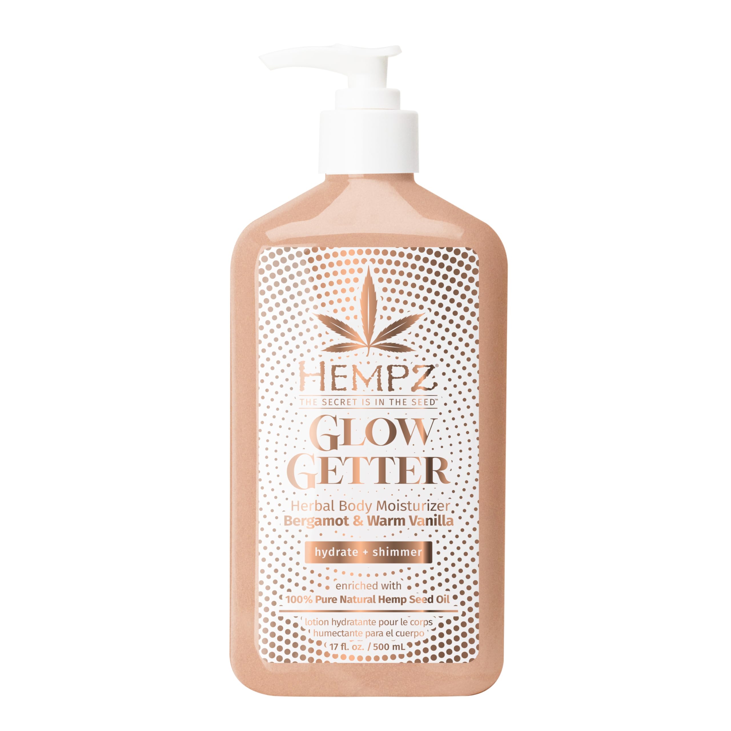 Foto 2 pulgar | Loción Corporal Hempz Glow Getter Hydrating Shimmer 500 Ml - Venta Internacional