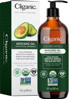 Foto 1 | Aceite De Aguacate Cliganic 100% Puro Orgánico, 240 Ml, Para Piel Y Cabello - Venta Internacional.