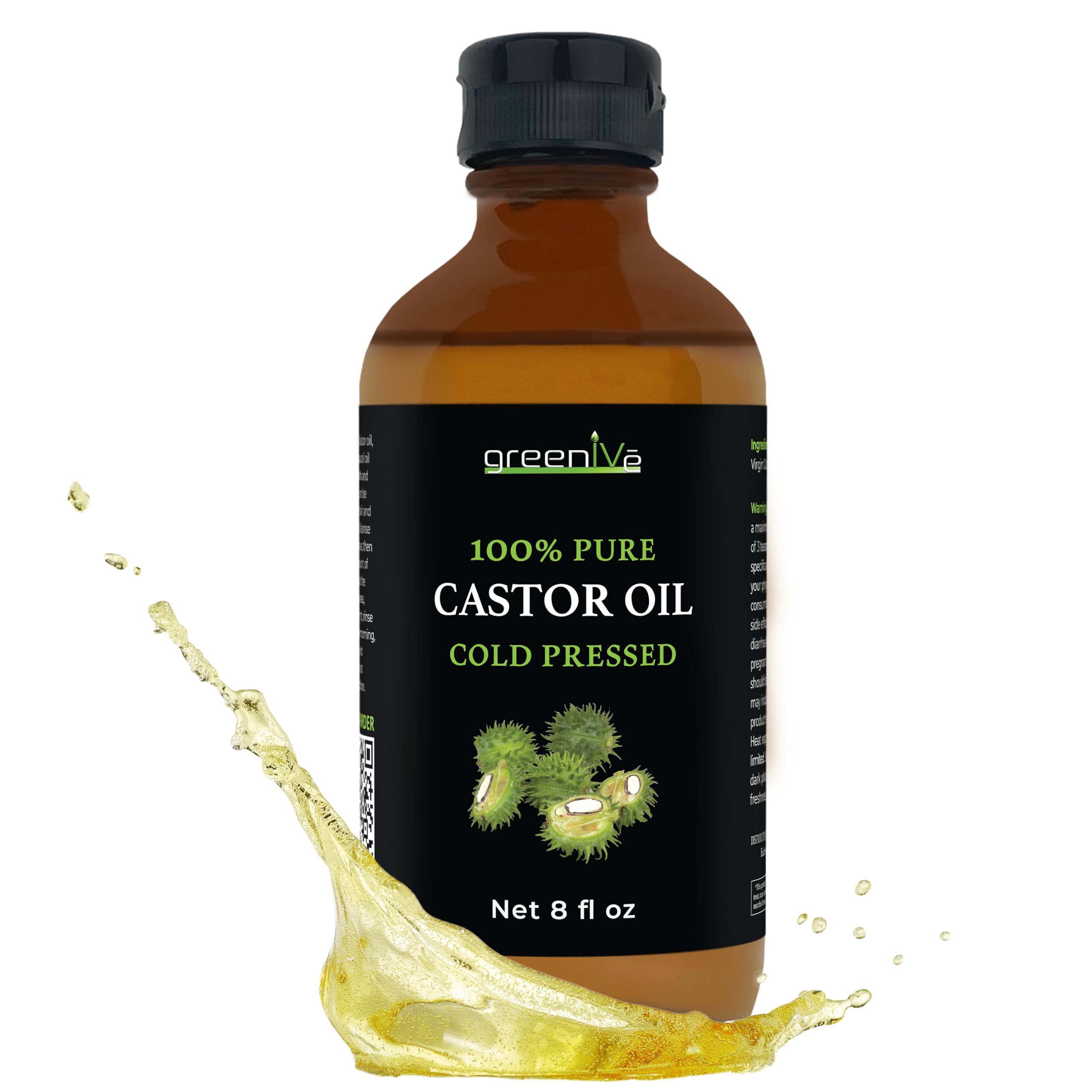 Foto 2 pulgar | Aceite de Ricino Greenive 240 Ml - Venta Internacional