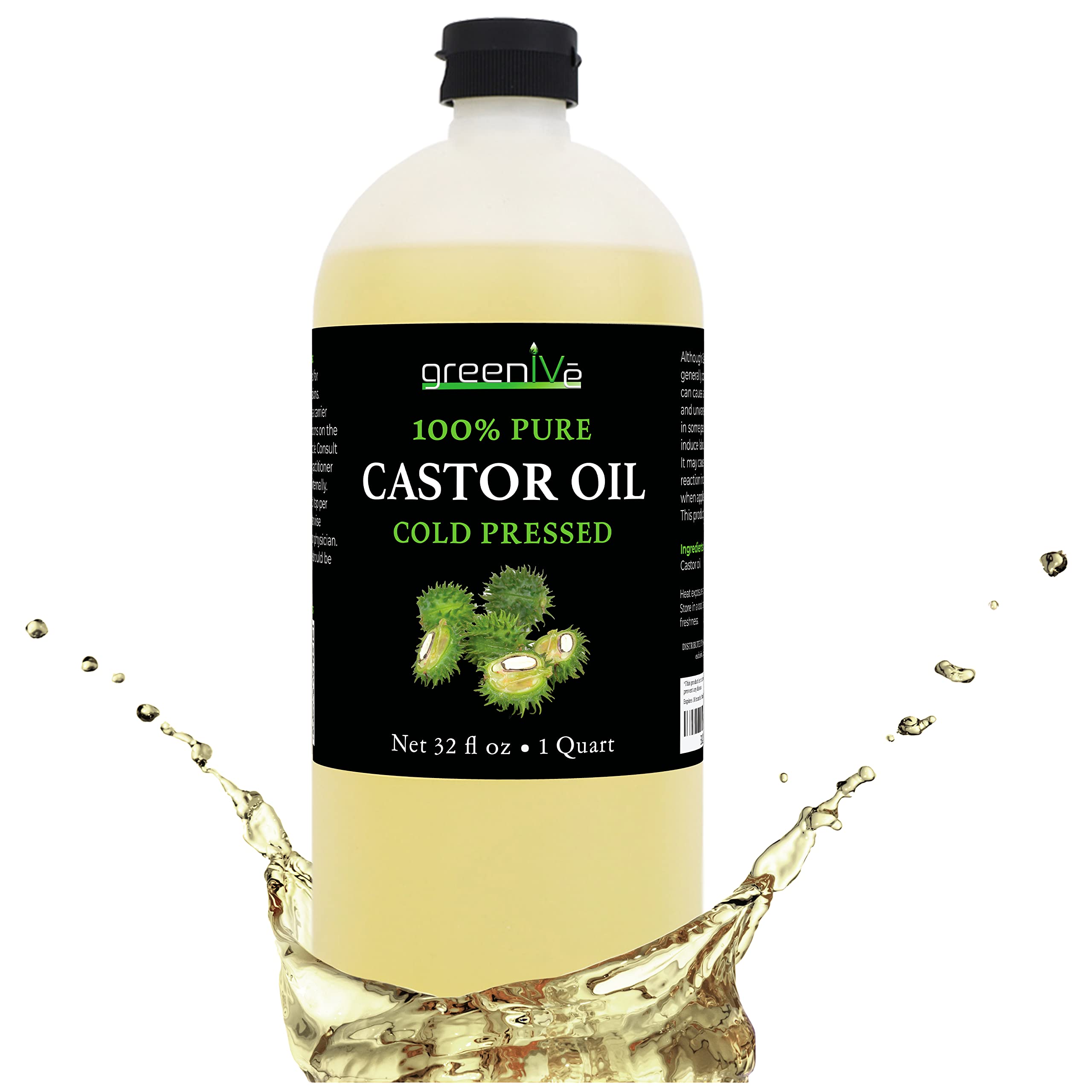 Foto 1 | Aceite de Ricino Greenive 946 Ml - Venta Internacional