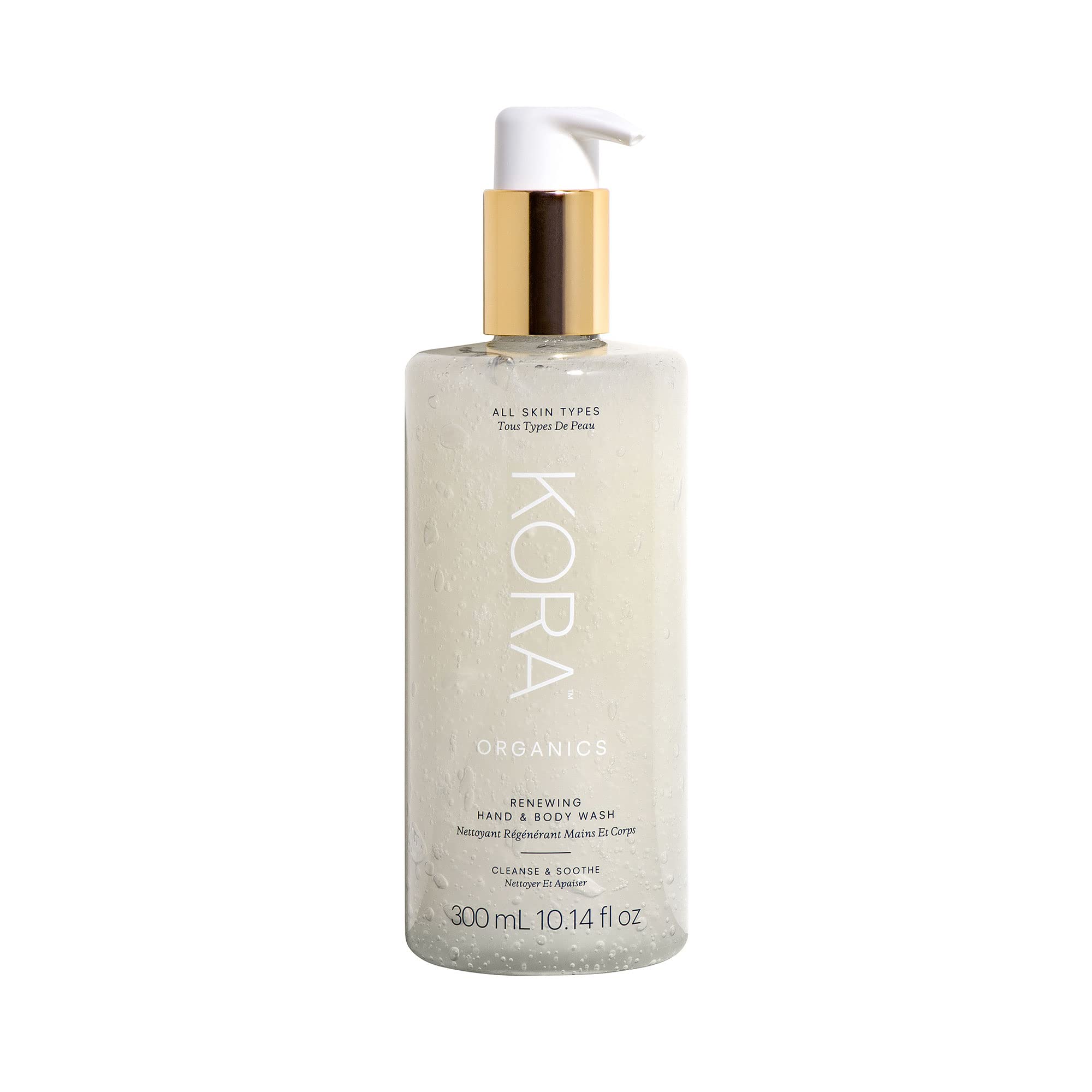 Gel De Baño Para Manos Y Cuerpo Kora Organics Renewing, 300 Ml, Certificado Orgánico - Venta Internacional.