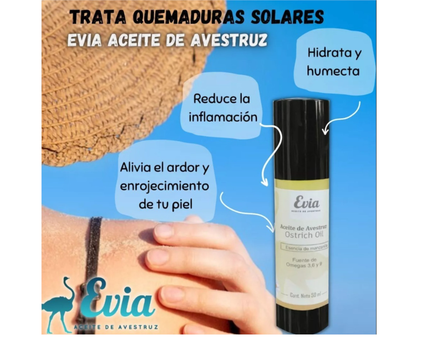 Foto 4 pulgar | Sérum De Aceite De Avestruz -manzanilla
