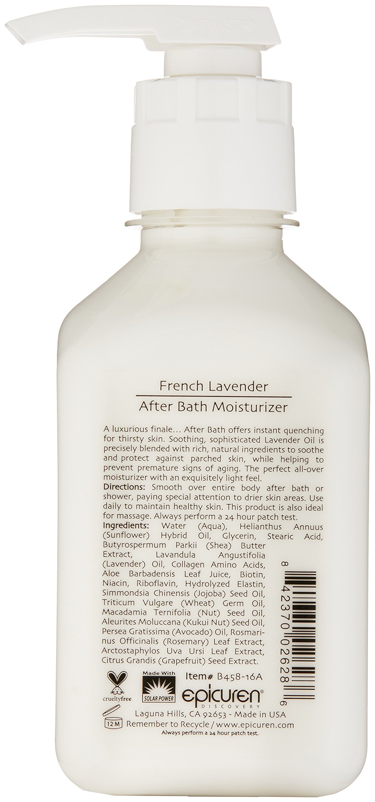 Foto 3 pulgar | Crema Hidratante Corporal Epicuren Discovery French After Bath 480 Ml - Venta Internacional.