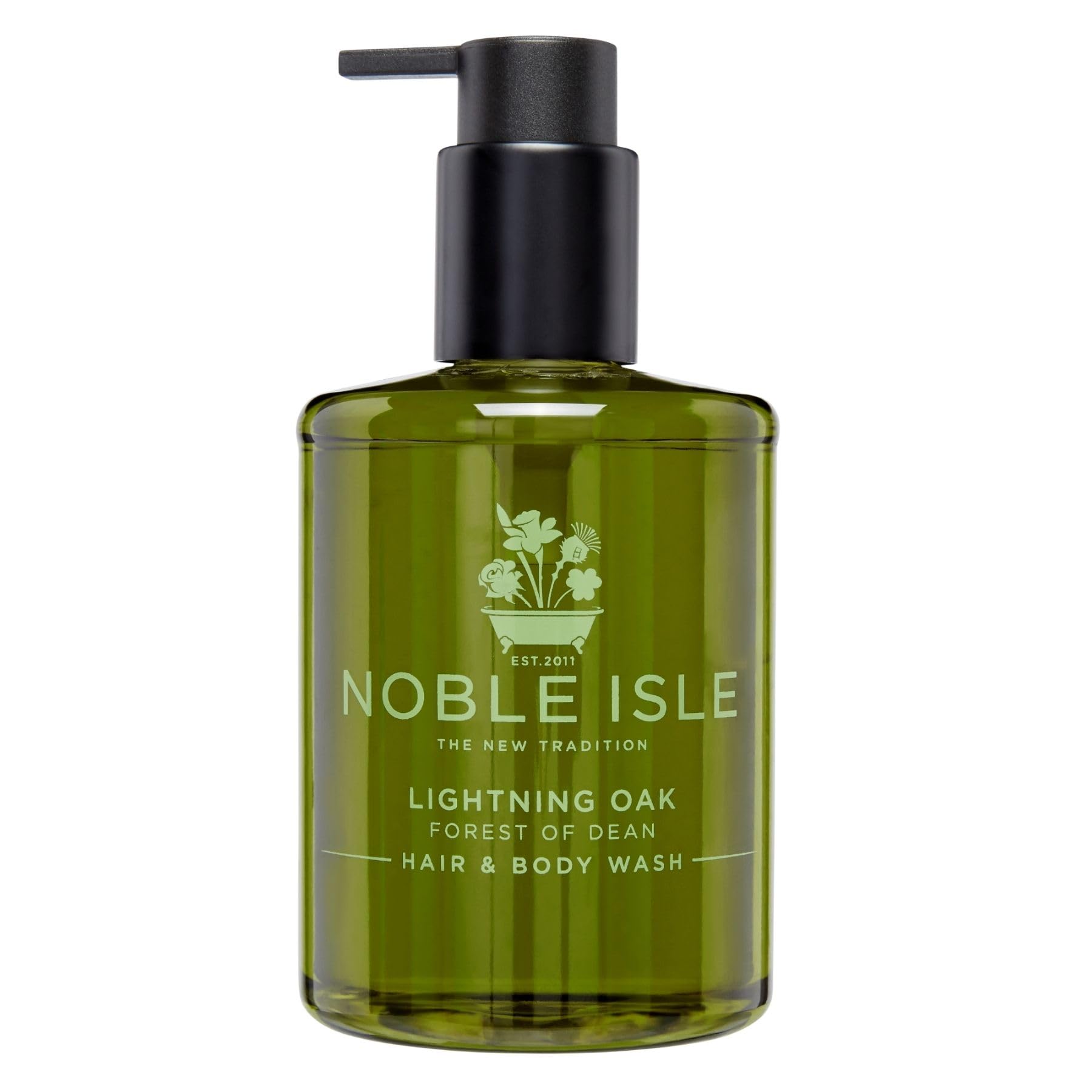 Gel Limpiador Noble Island Lightning Oak Para Cabello Y Cuerpo 250 Ml - Venta Internacional.