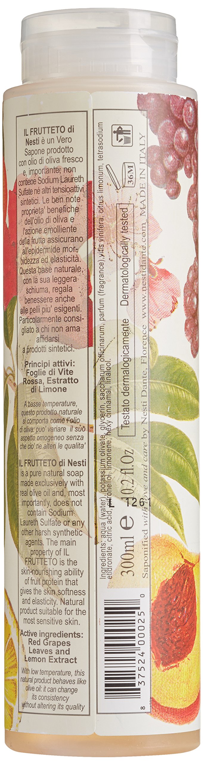 Foto 3 pulgar | Gel De Baño Y Ducha Nesti Dante Il Frutteto 300ml - Venta Internacional.