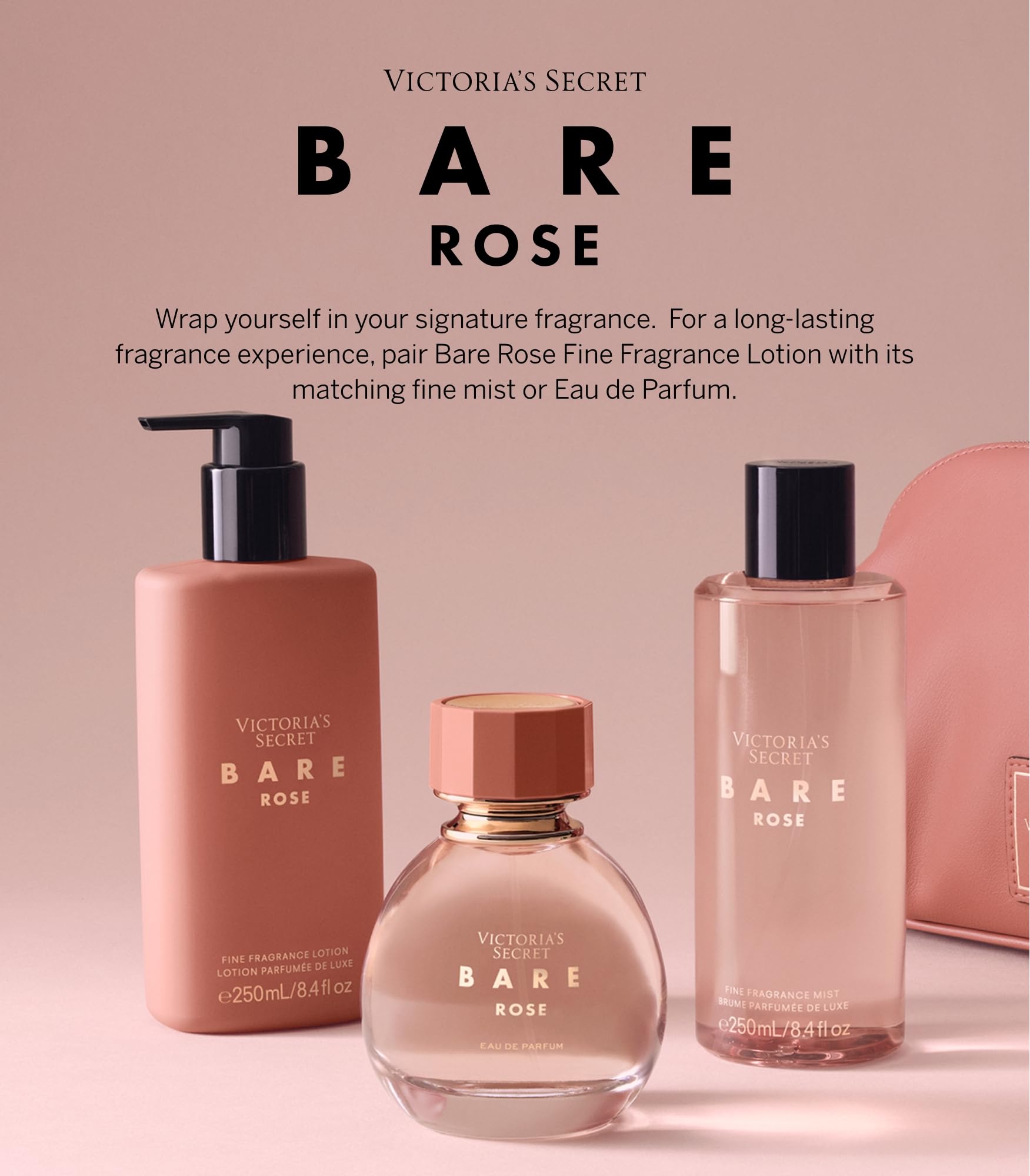 Foto 6 pulgar | Loción Aromática Victoria's Secret Bare Rose 250 Ml Para Mujer - Venta Internacional.