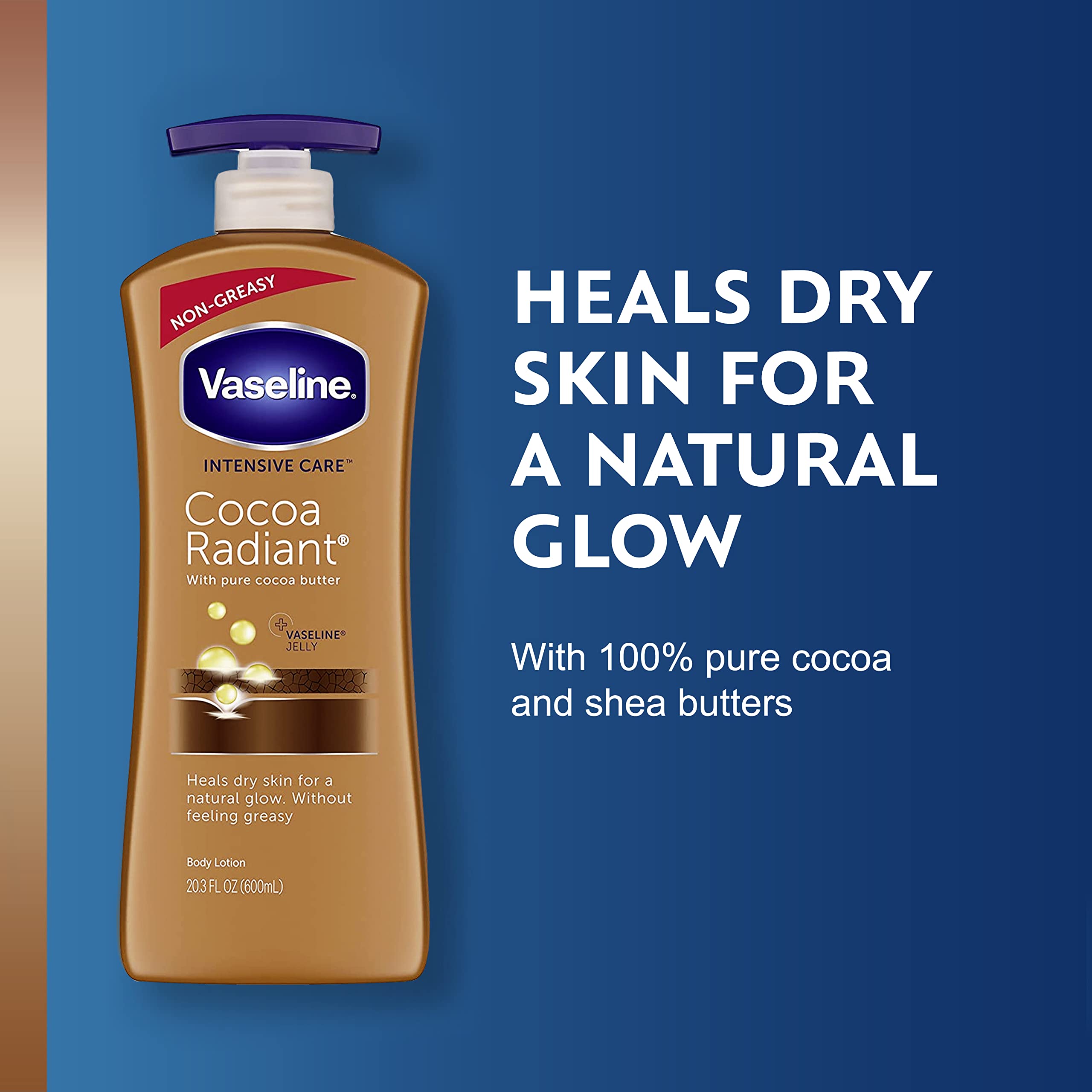 Foto 4 pulgar | Set Hidratante Vaseline Intensive Care Cocoa Radiant - Venta Internacional.