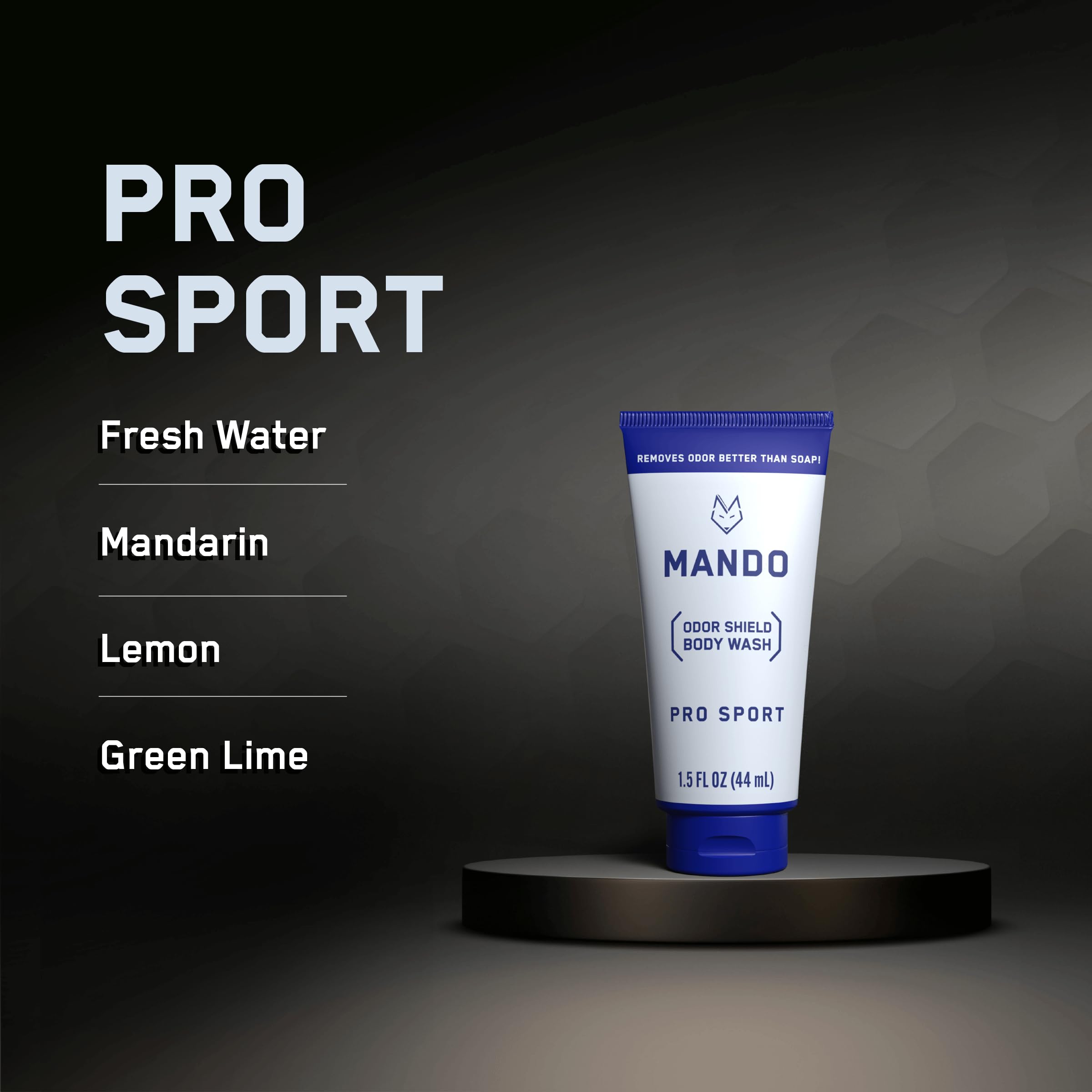 Foto 5 | Body Wash Mando Mini, 24 Horas, Control De Olores, Tubos De 45 Ml, 4 Unidades - Venta Internacional.