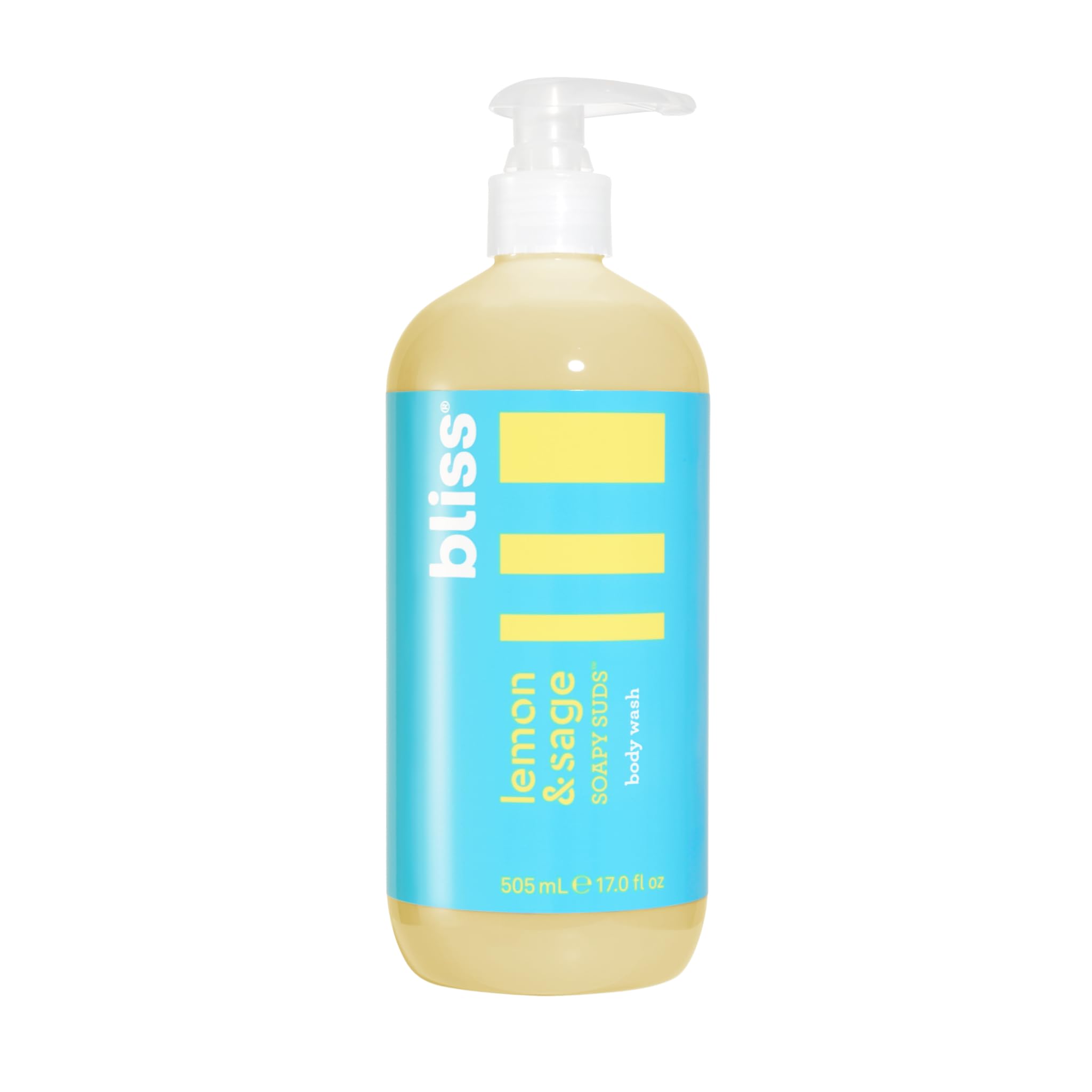 Gel De Baño Bliss Soapy Suds De Limón Y Salvia, 500 Ml, Sin Parabenos - Venta Internacional.