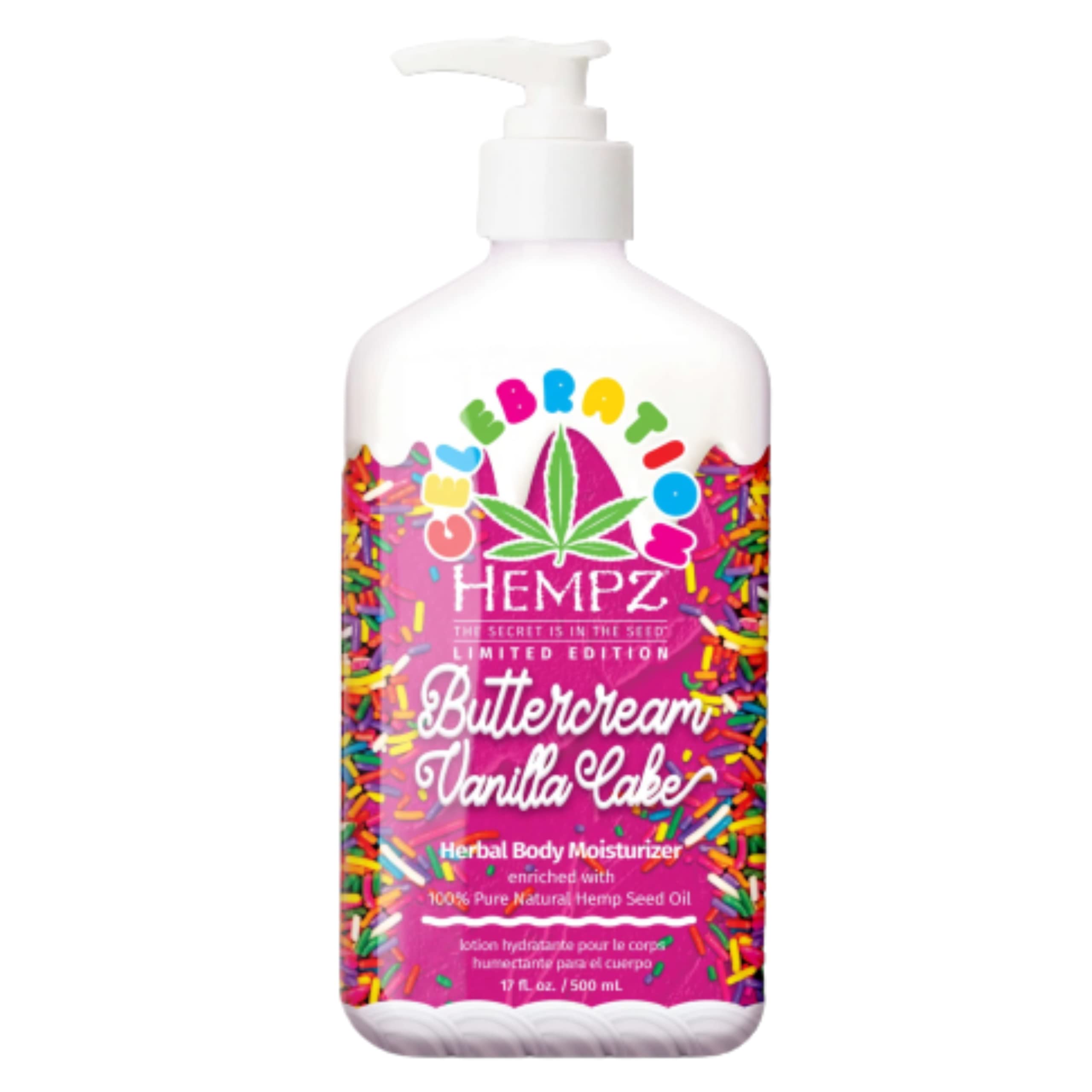 Loción Corporal Hempz Buttercream Vanilla Cake 500 Ml Edición Limitada - Venta Internacional.