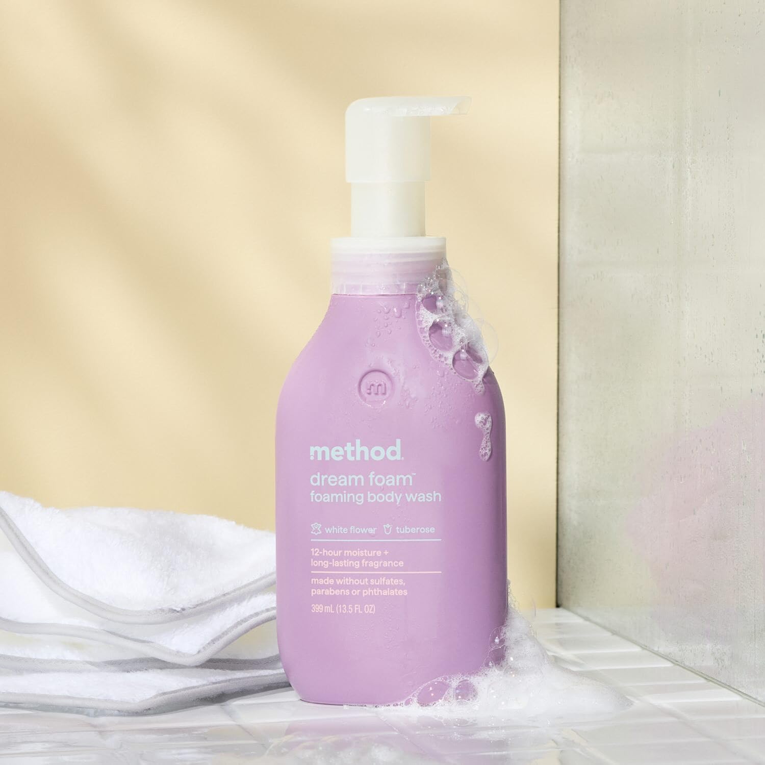 Foto 6 | Método De Gel De Baño Espumoso Dream Foam White Flower 400 Ml - Venta Internacional.