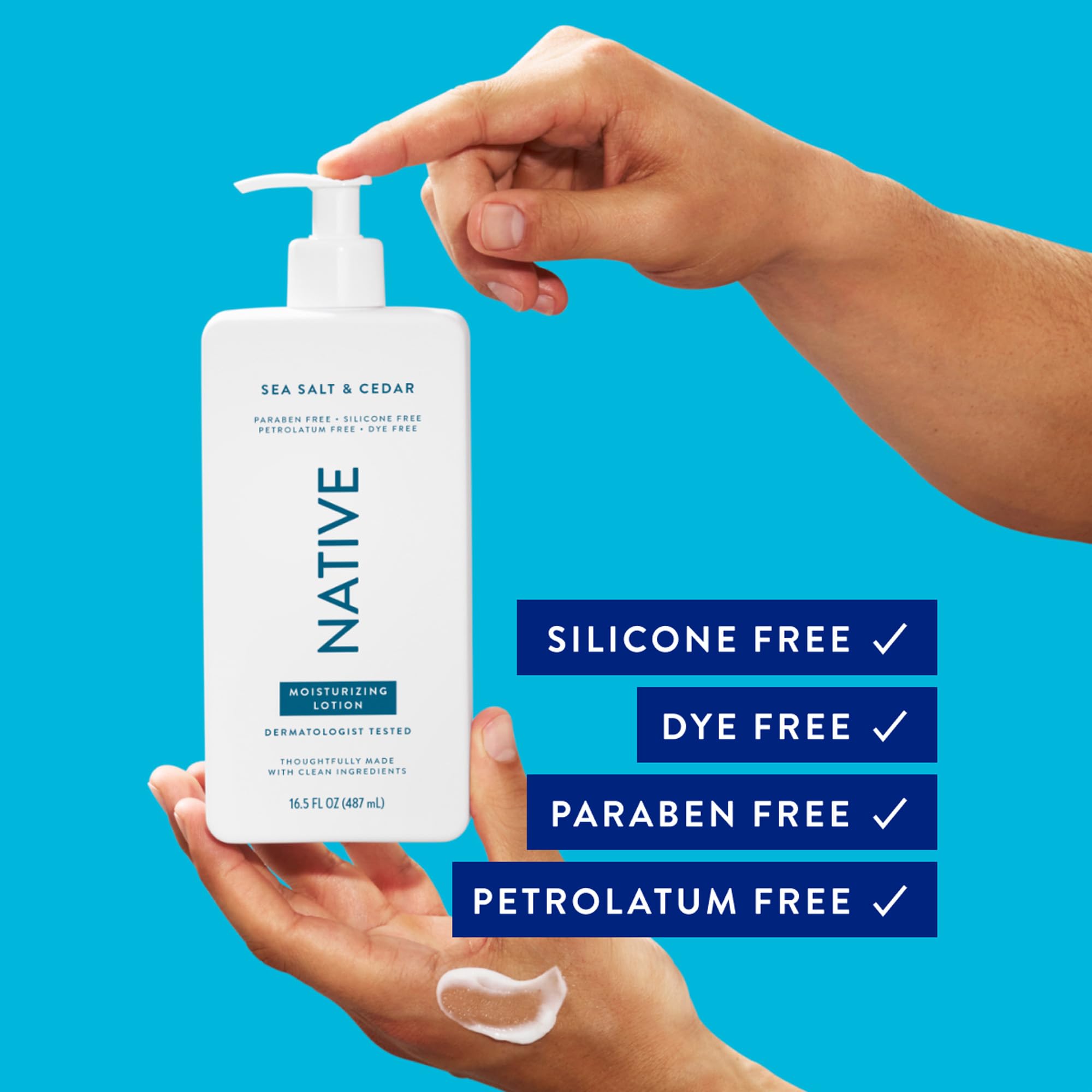 Foto 3 pulgar | Loción Corporal Native Restaura La Piel Seca Con Sal Marina Y Cedro, 500 Ml - Venta Internacional.