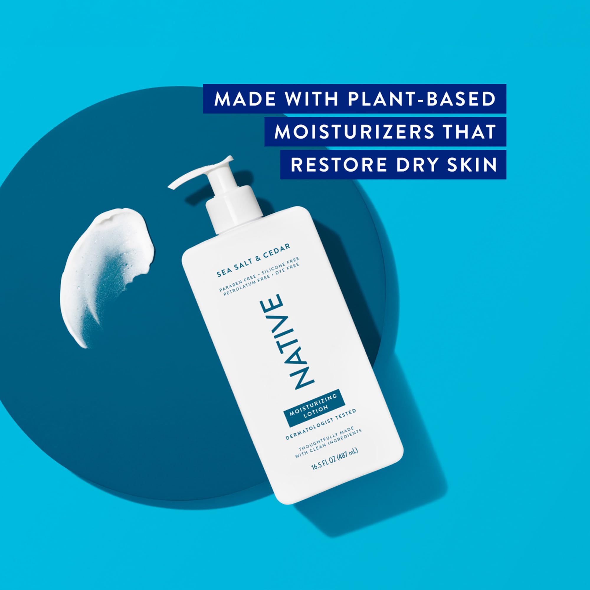 Foto 5 pulgar | Loción Corporal Native Restaura La Piel Seca Con Sal Marina Y Cedro, 500 Ml - Venta Internacional.