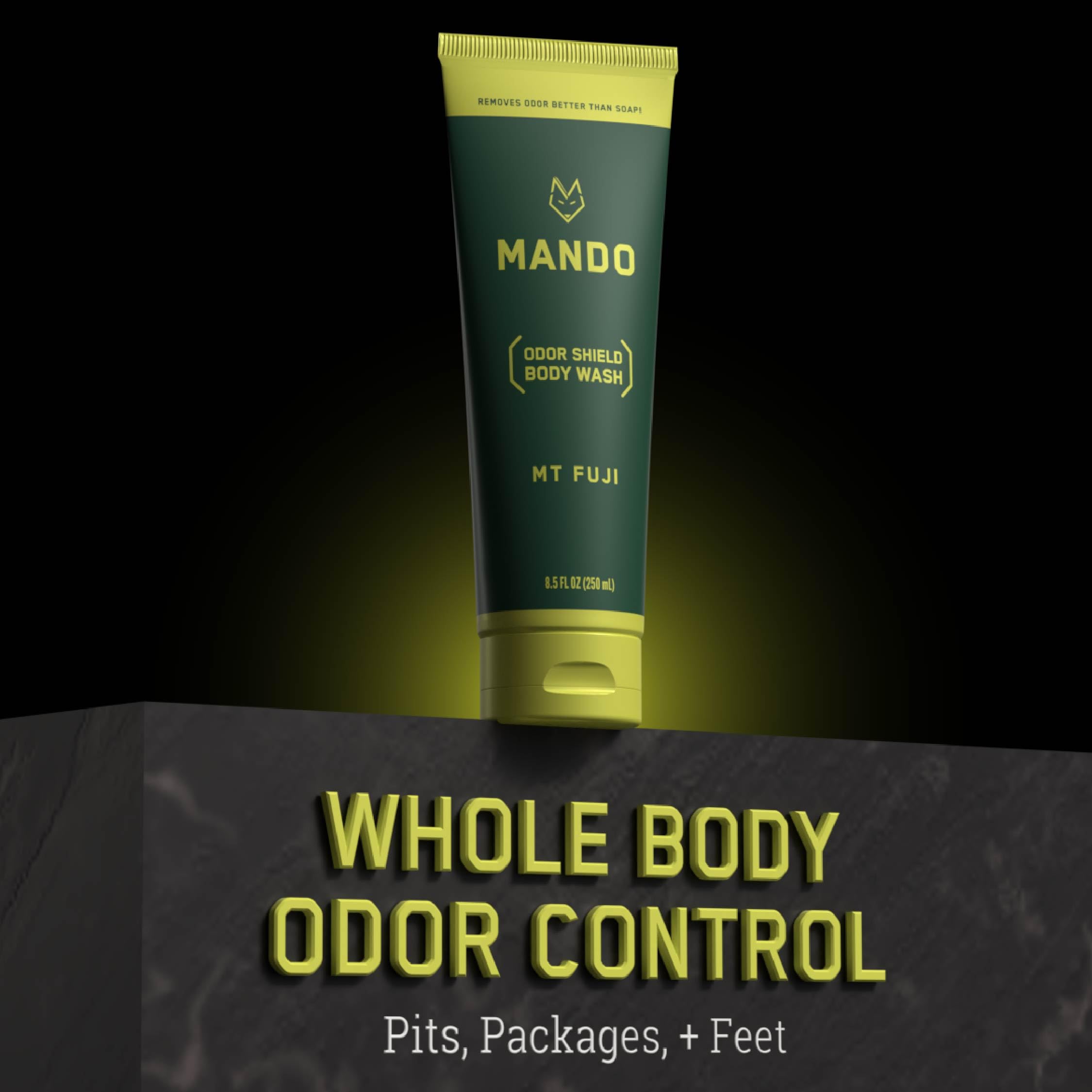 Foto 6 pulgar | Gel De Baño Mando Odor Shield, Control De Olores De 24 Horas, 250 Ml - Venta Internacional.