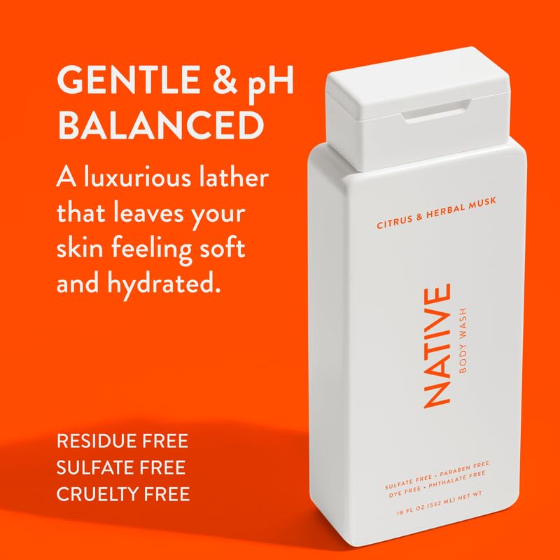 Foto 3 pulgar | Gel de Baño Native Citrus & Herbal Musk 532 Ml Paquete de 2 - Venta Internacional