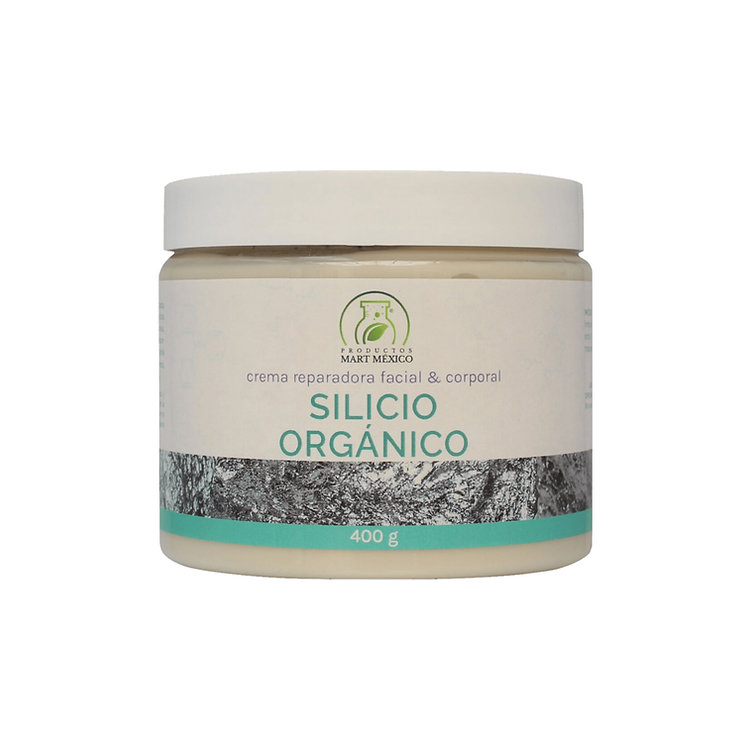 Crema Reparadora Con Silicio Orgánico Corporal & Facial Fortalece 400 Gr