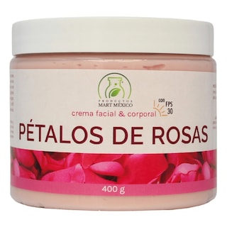 Foto 1 | Crema De Pétalos De Rosas Con Filtro Solar Facial Protectora 400 Gr