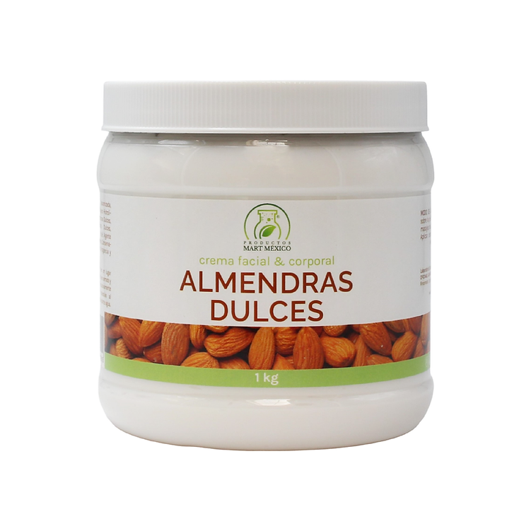 Foto 2 pulgar | Crema De Almendras Dulces Coporal & Facial Fortalece 1 Kilo