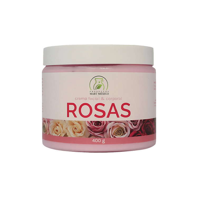 Crema De Rosas Corporal & Facial Relajante - Humecta 400 Gr
