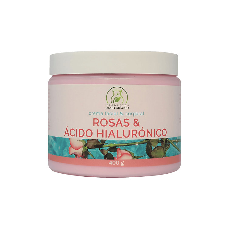 Foto 2 pulgar | Crema De Rosas Con Acido Hialurónico Facial Calma 400 Gr