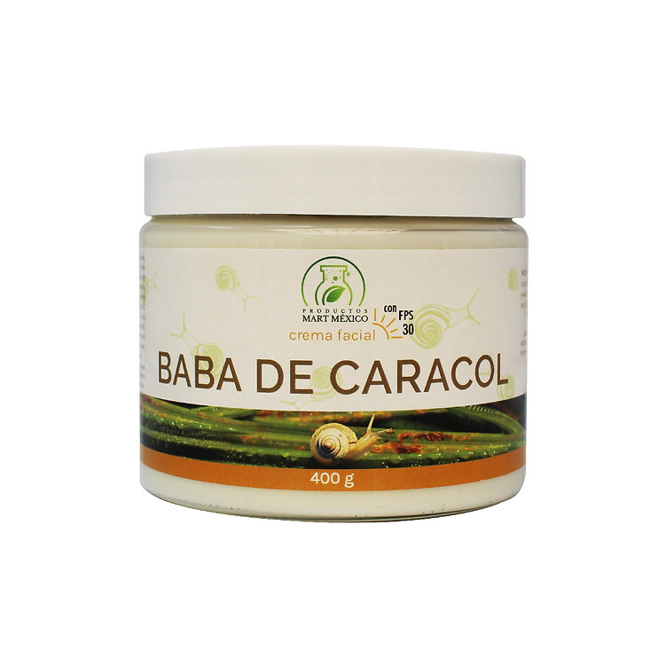 Crema De Baba De Caracol Con Filtro Solar Facial Tonifica 400 Gr