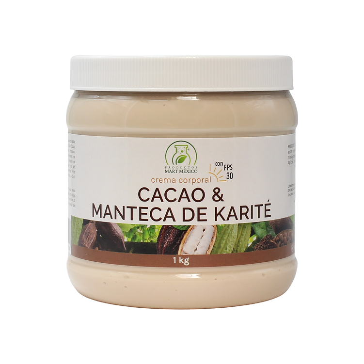 Foto 1 | Crema De Cacao & Manteca De Karité Con Filtro Solar 1 Kilo