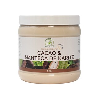 Foto 1 | Crema De Cacao & Manteca De Karité Con Filtro Solar 1 Kilo