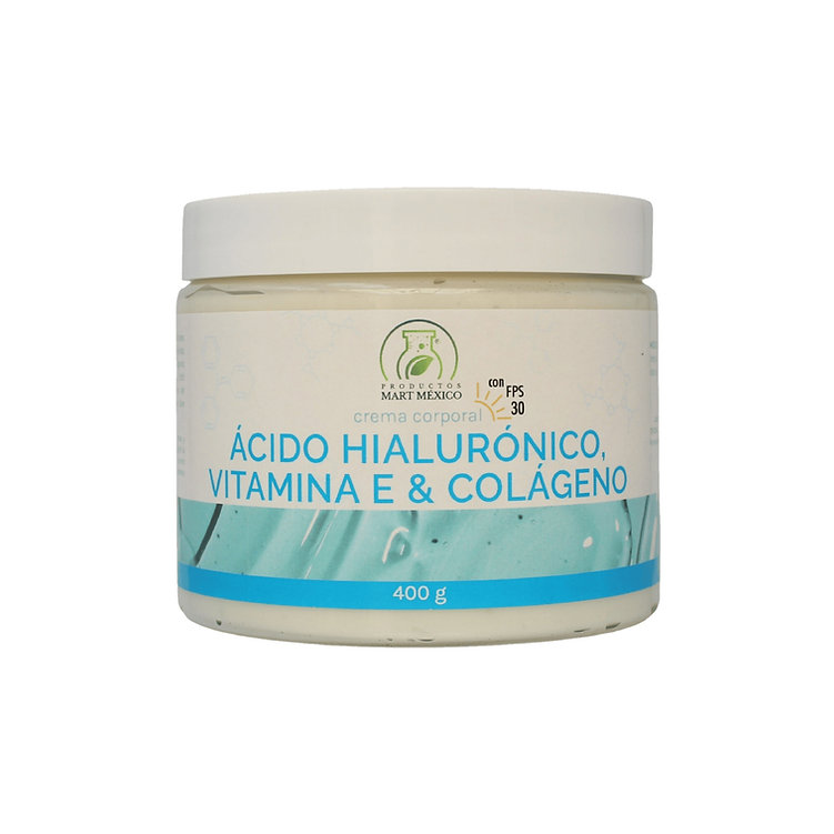 Foto 2 pulgar | Crema De Vitamina E, Colágeno & Acido Hialurónico Con Filtro Solar 400 Gr