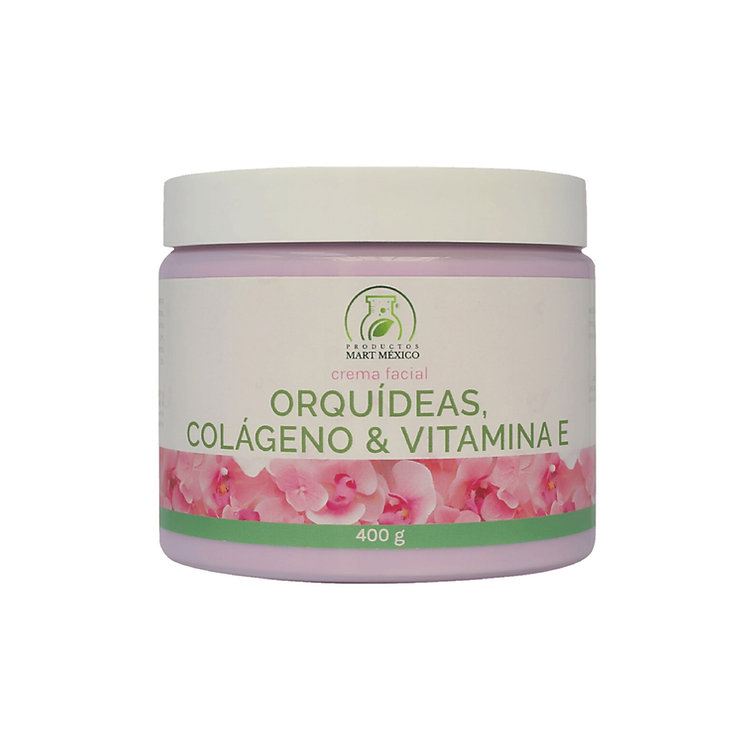 Foto 2 pulgar | Crema Orquídeas, Colágeno & Vitamina E Firmeza - Suavizante 400 Gr